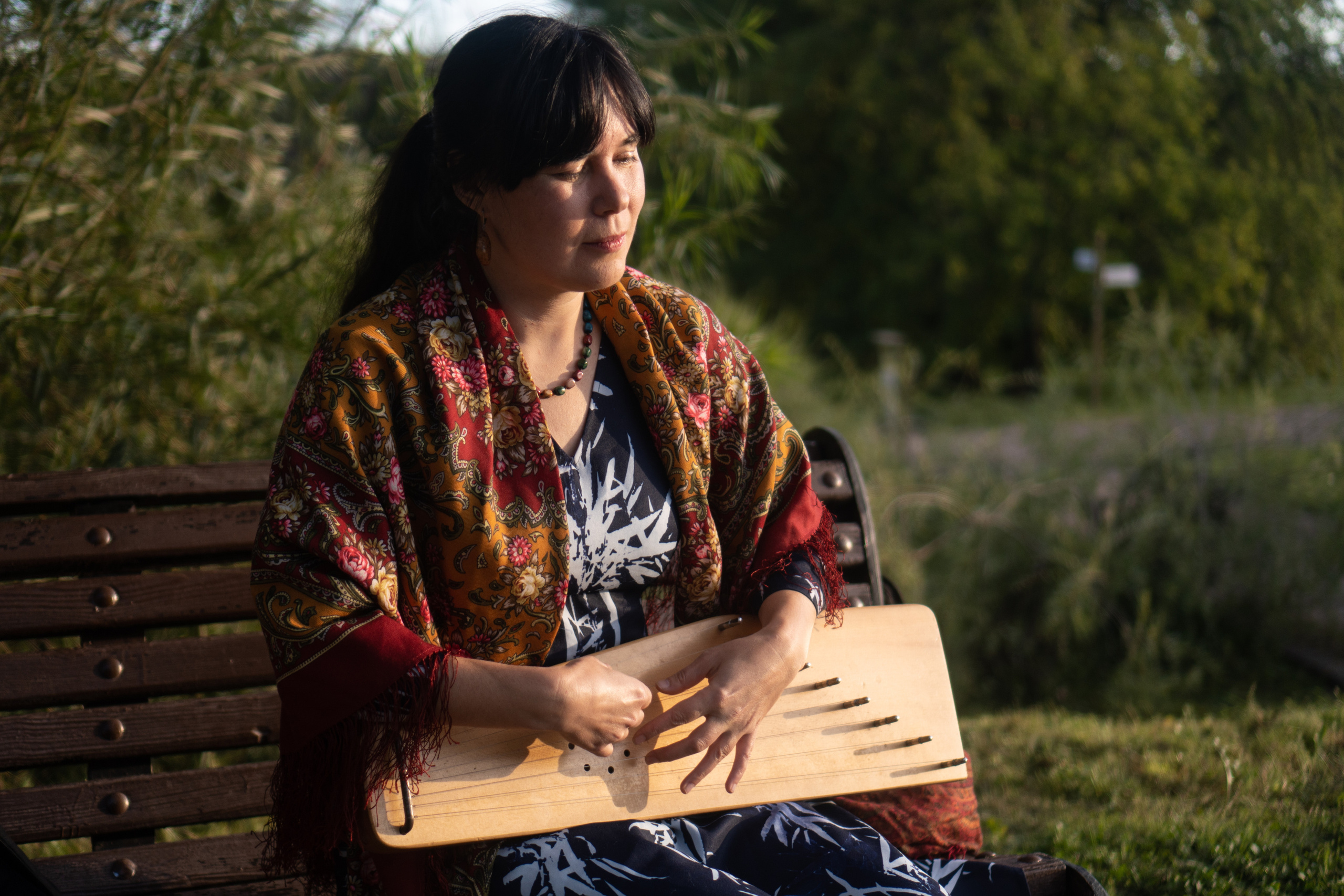 Гуслярша. Фотограф. Москва. Алексей Светомиров. Love Story, портретная съемка