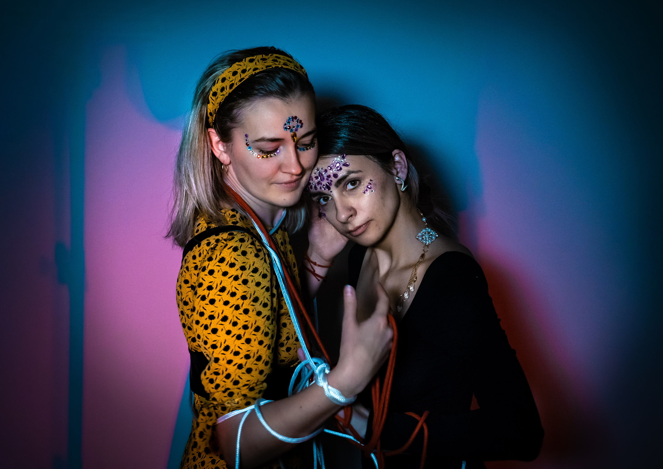 Девушки в студии. Фотограф. Москва. Алексей Светомиров. Love Story, портретная съемка