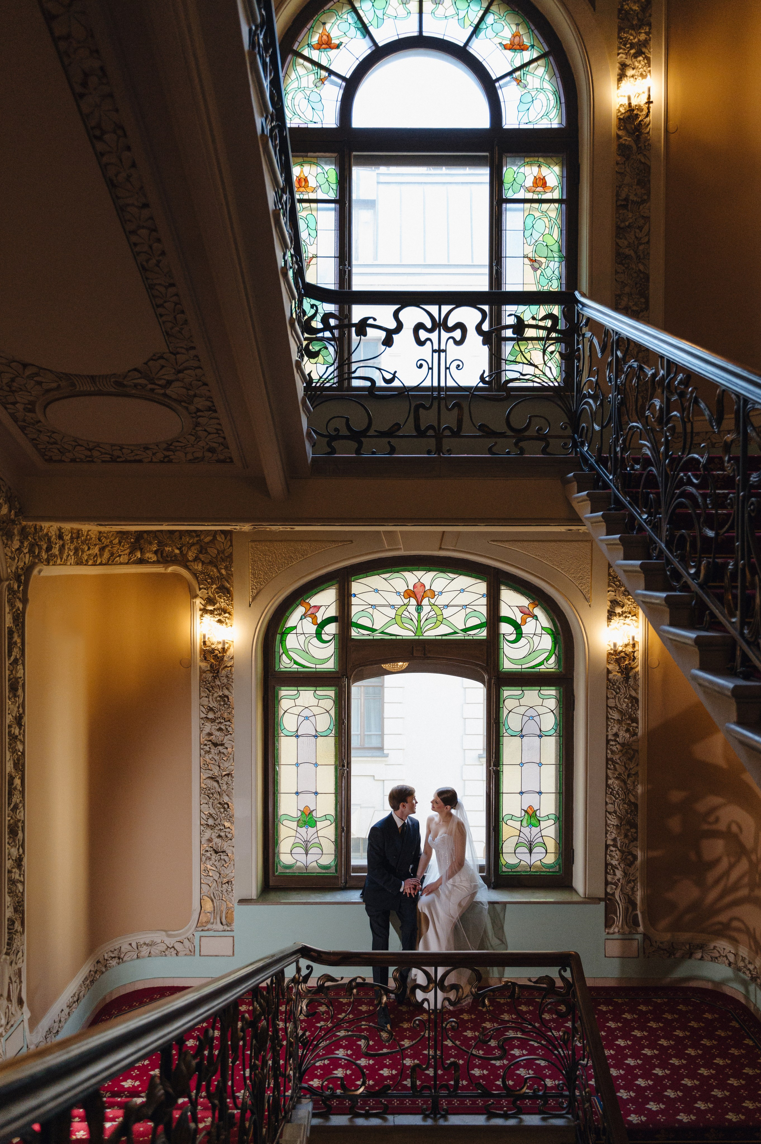 Дмитрий и Луиза. Гостиница Националь и ресторан Белуга. Свадебный фотограф Москва и Санкт-Петербург. Анастасия Чудина