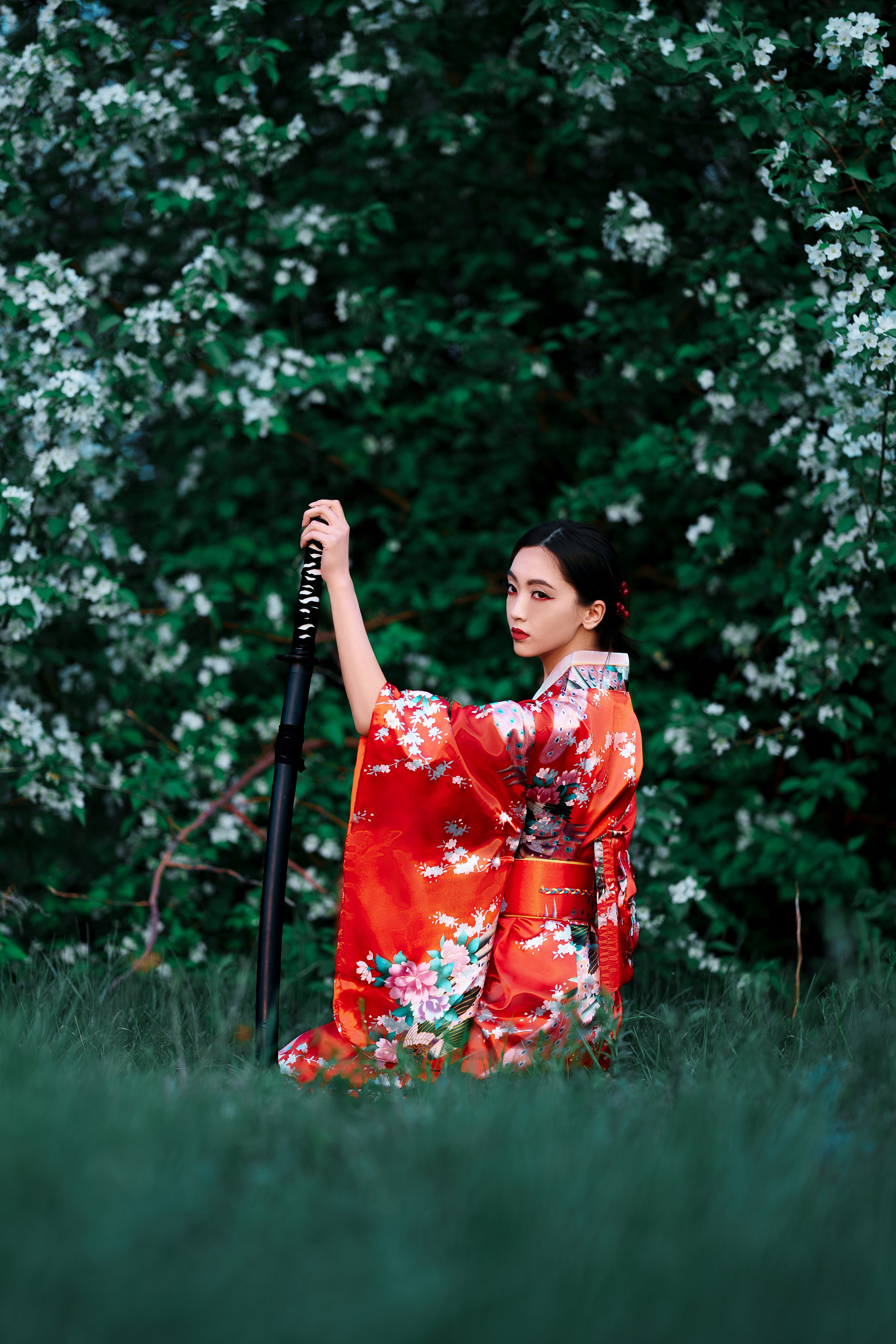 Гейша в саду. Фотограф в Москве Павел Моисеев