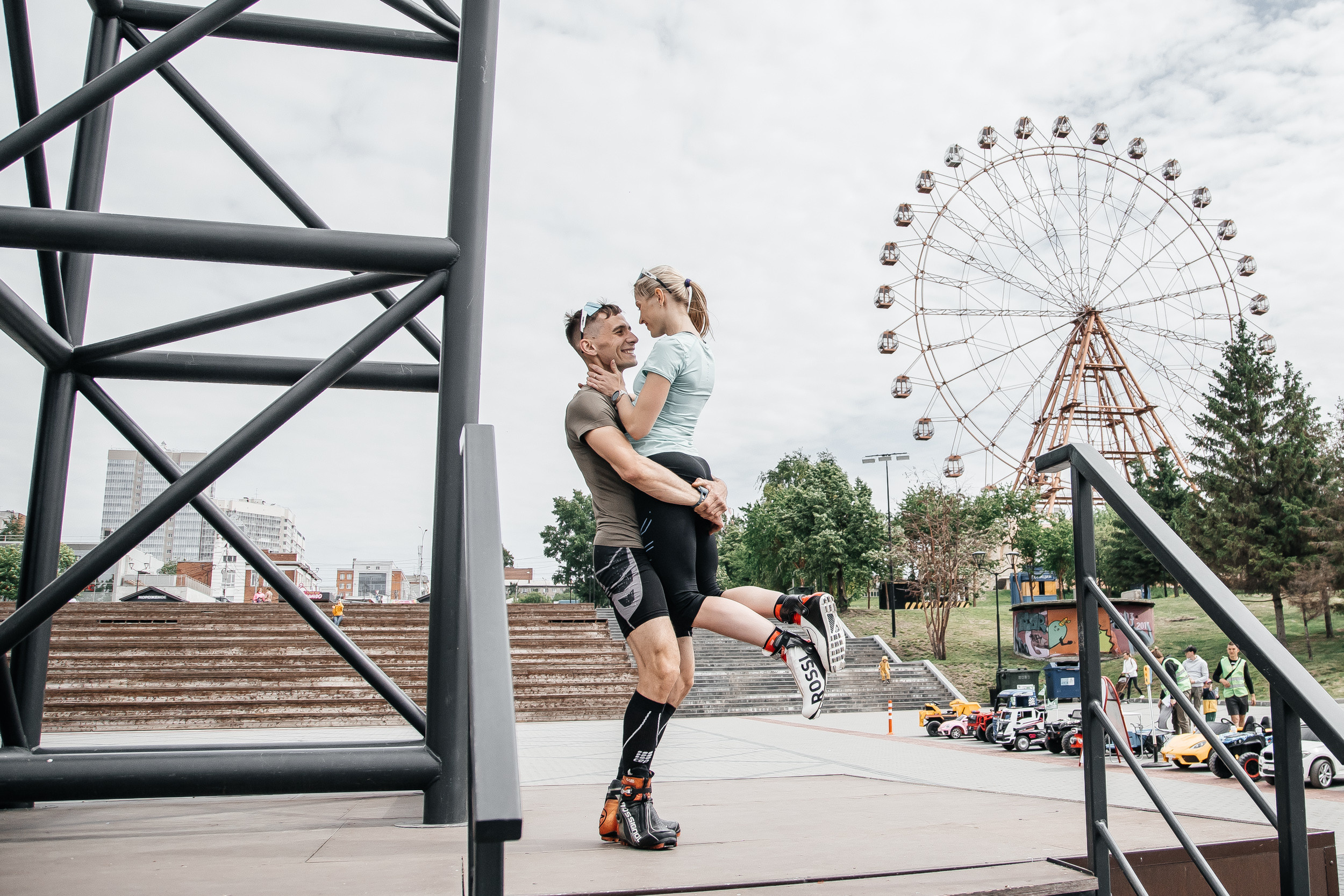 Спортивная история Кости и Наташи. Свадебный  фотограф Новосибирск