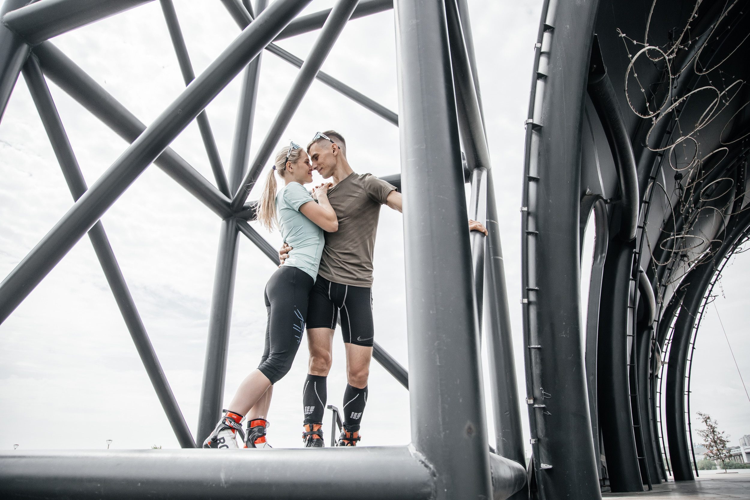 Спортивная история Кости и Наташи. Свадебный  фотограф Новосибирск