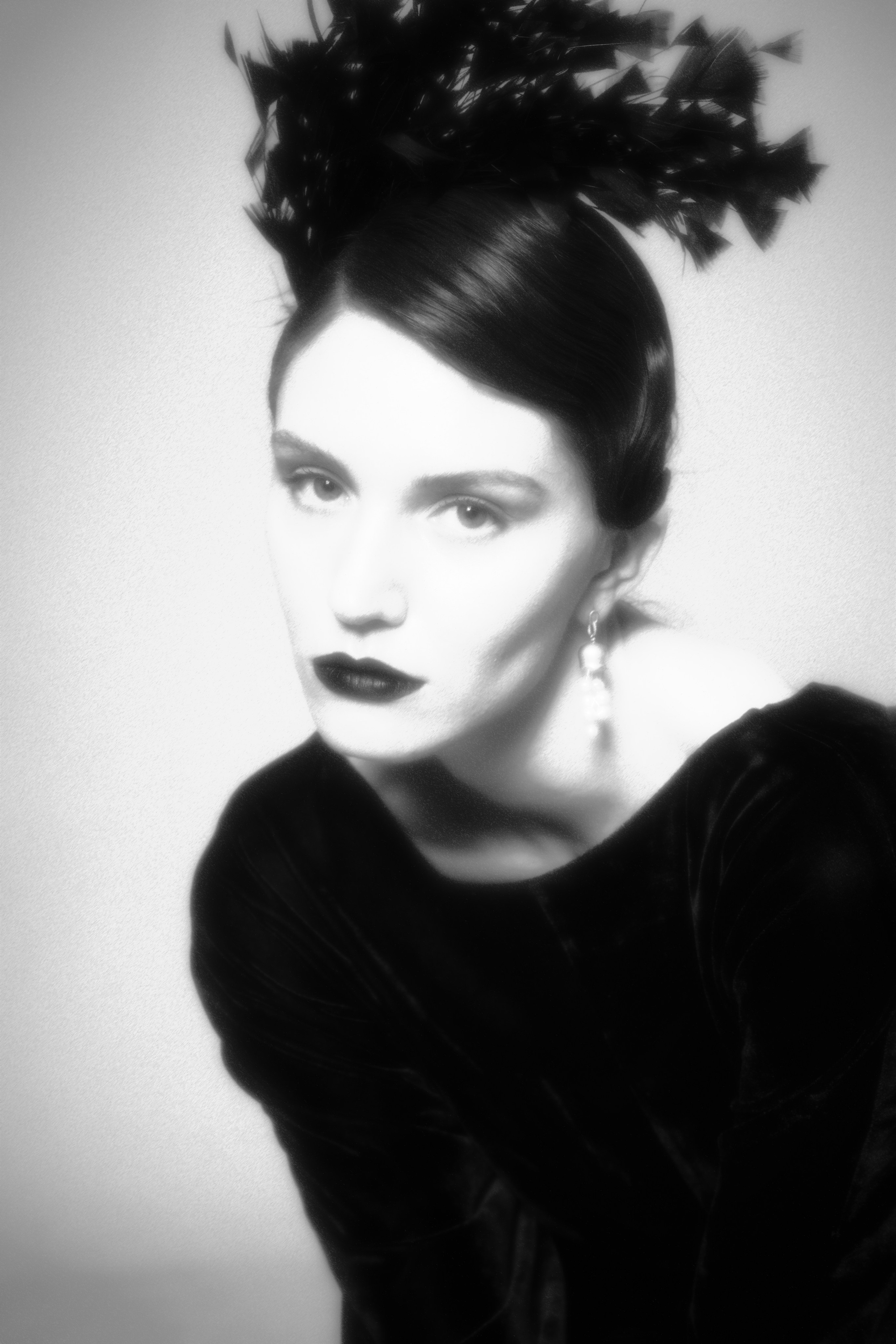 Black dahlia. Fashion Photographer Oxana Chernomorets