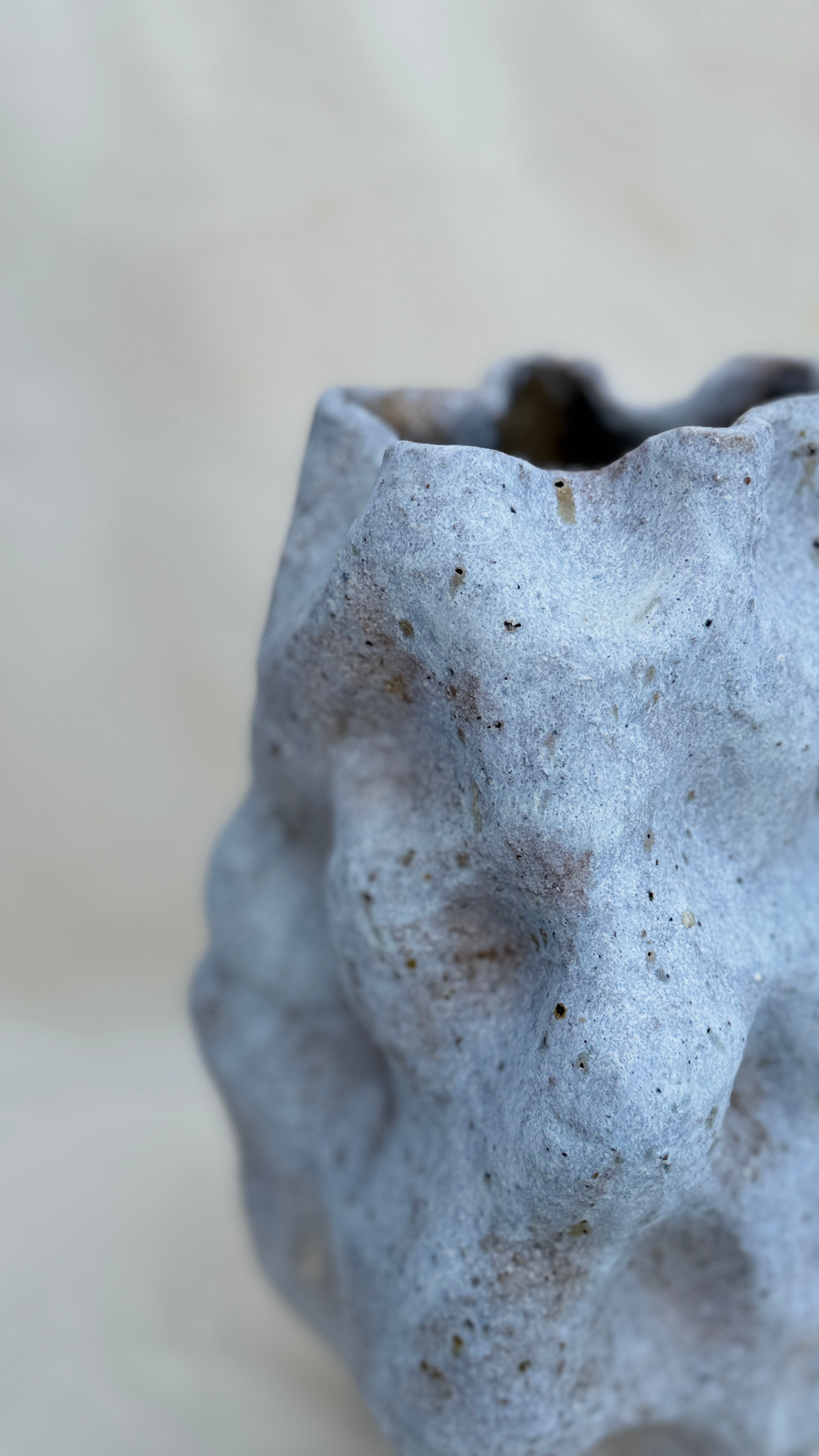 Ваза «Большой серый камень». Арт-керамика Катерины Жизневской