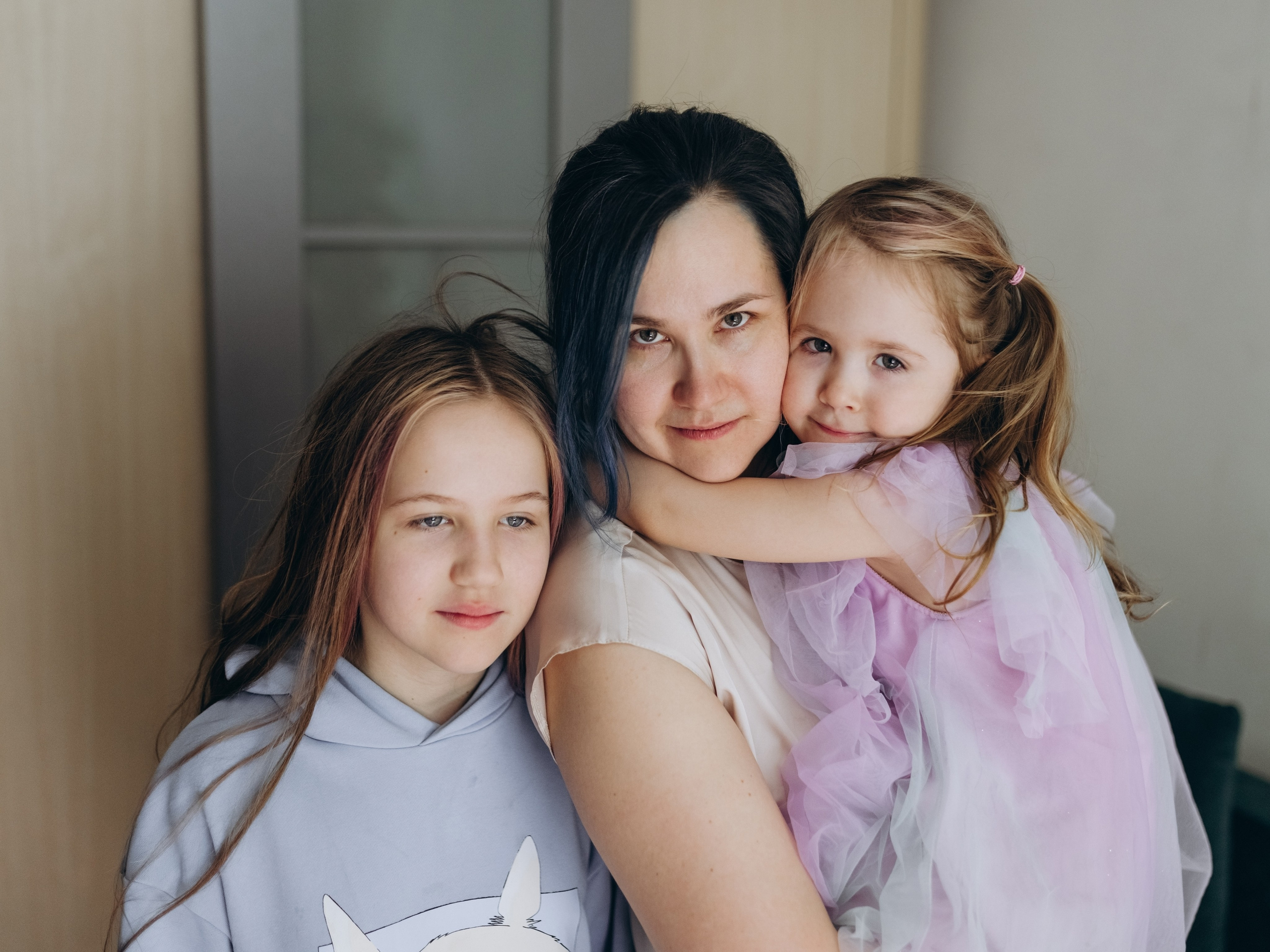 Катя, Ева, Ариша. Фотограф Людмила Оюн