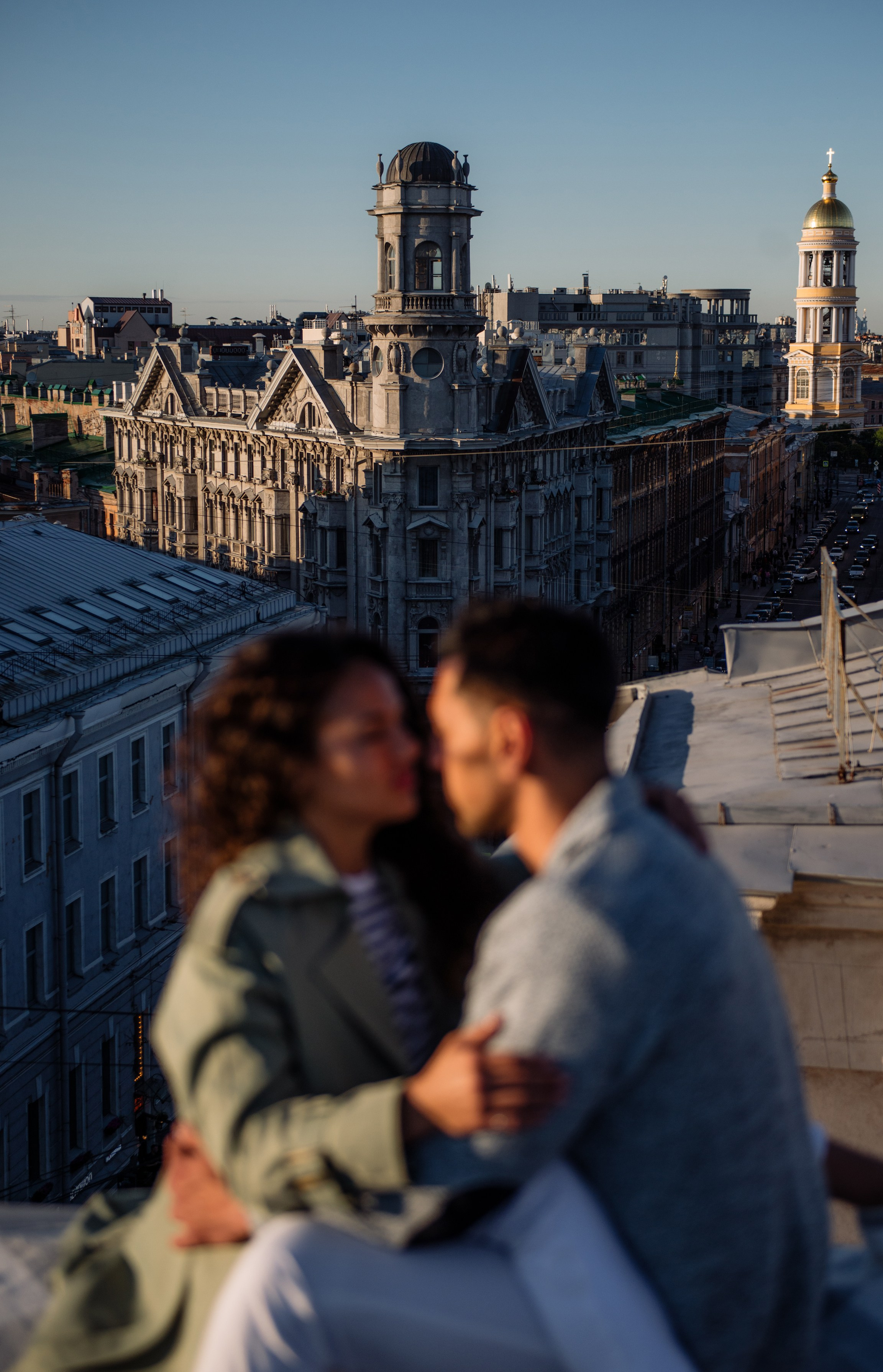 Love story на крышах Питера. Фотограф в Москве Алёна Степутенко
