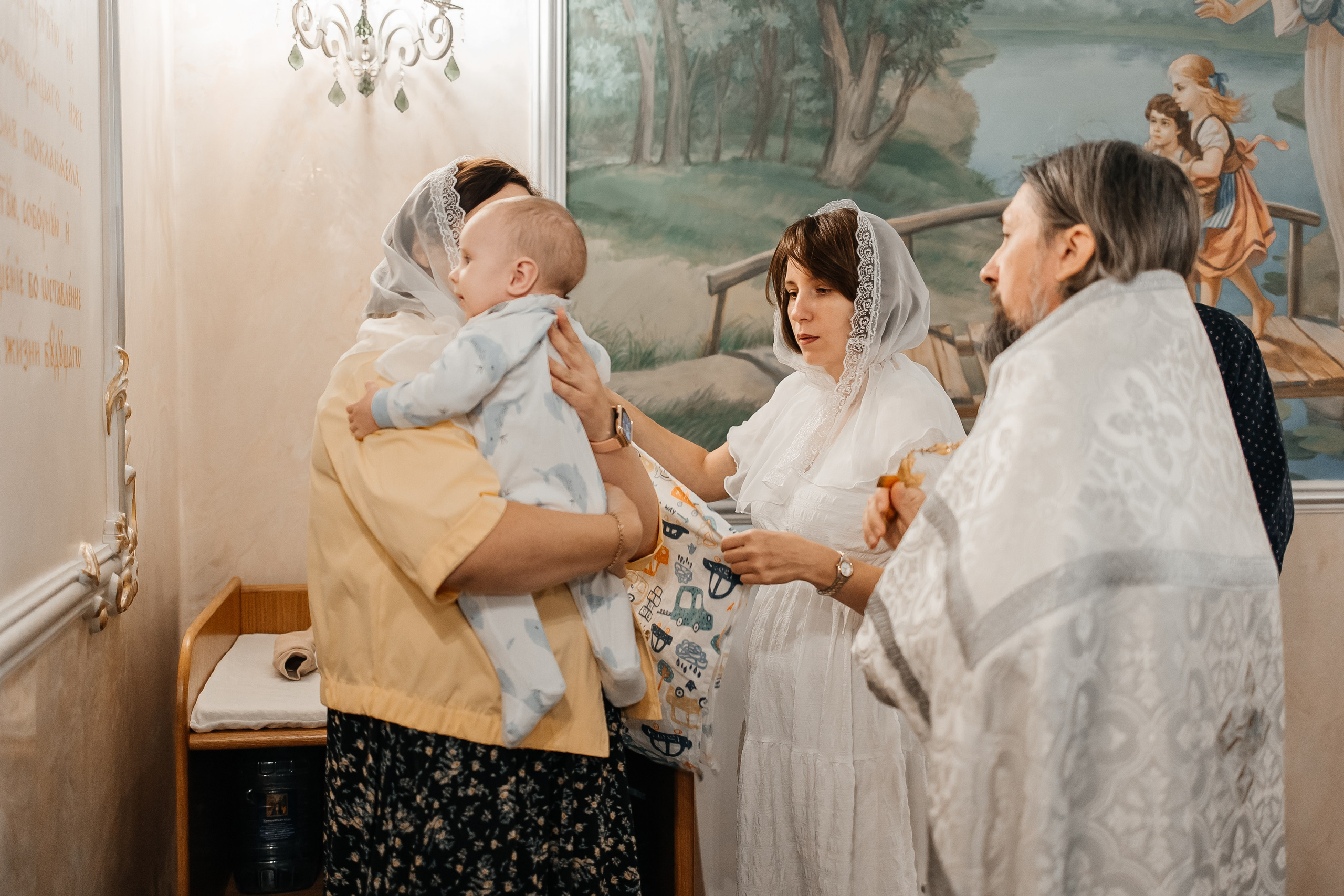Крещение Миши. Детский и семейный фотограф. Москва