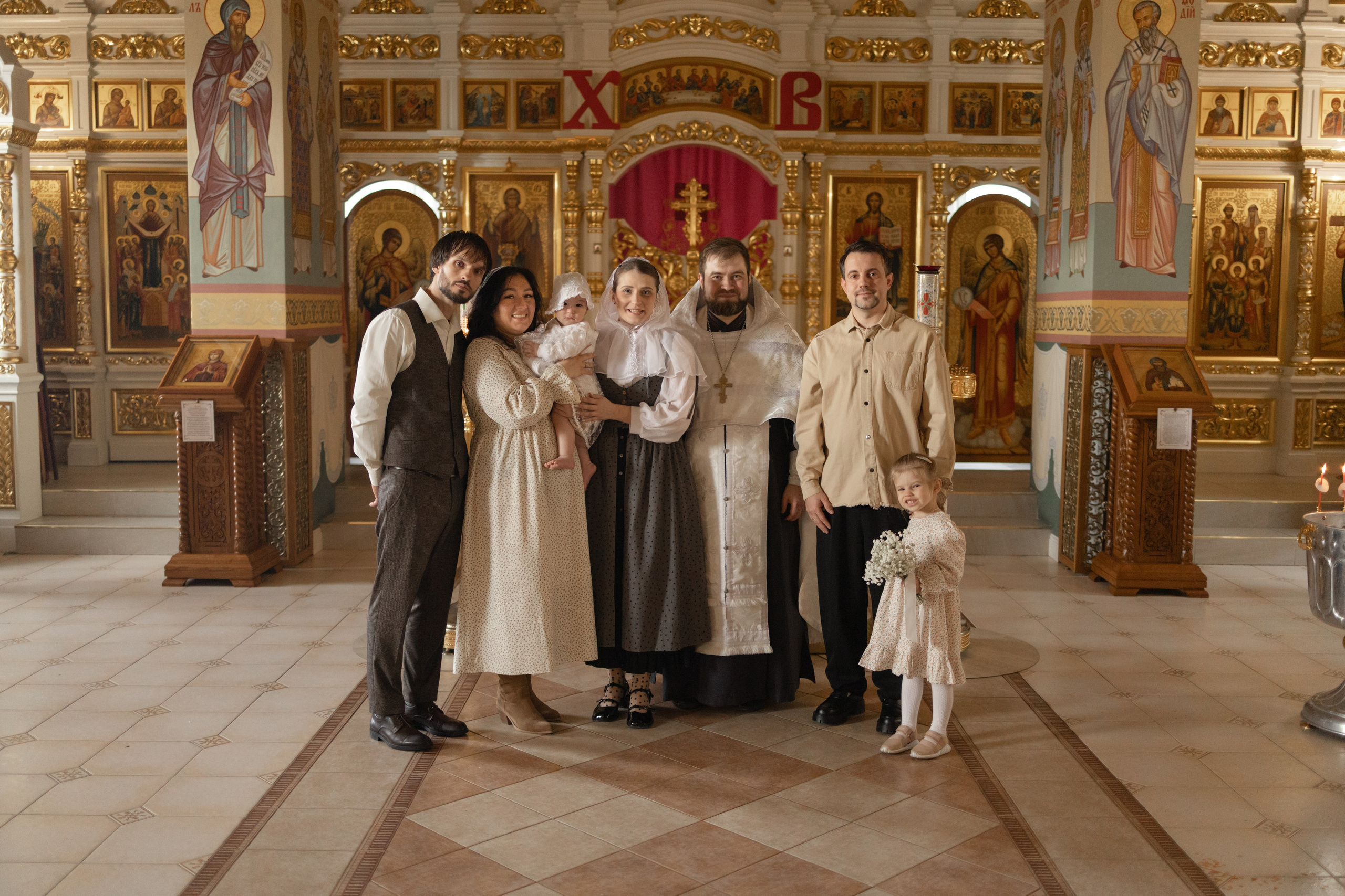 Таинство Крещения Мишель. Фотограф новорождённых Newborn Москва