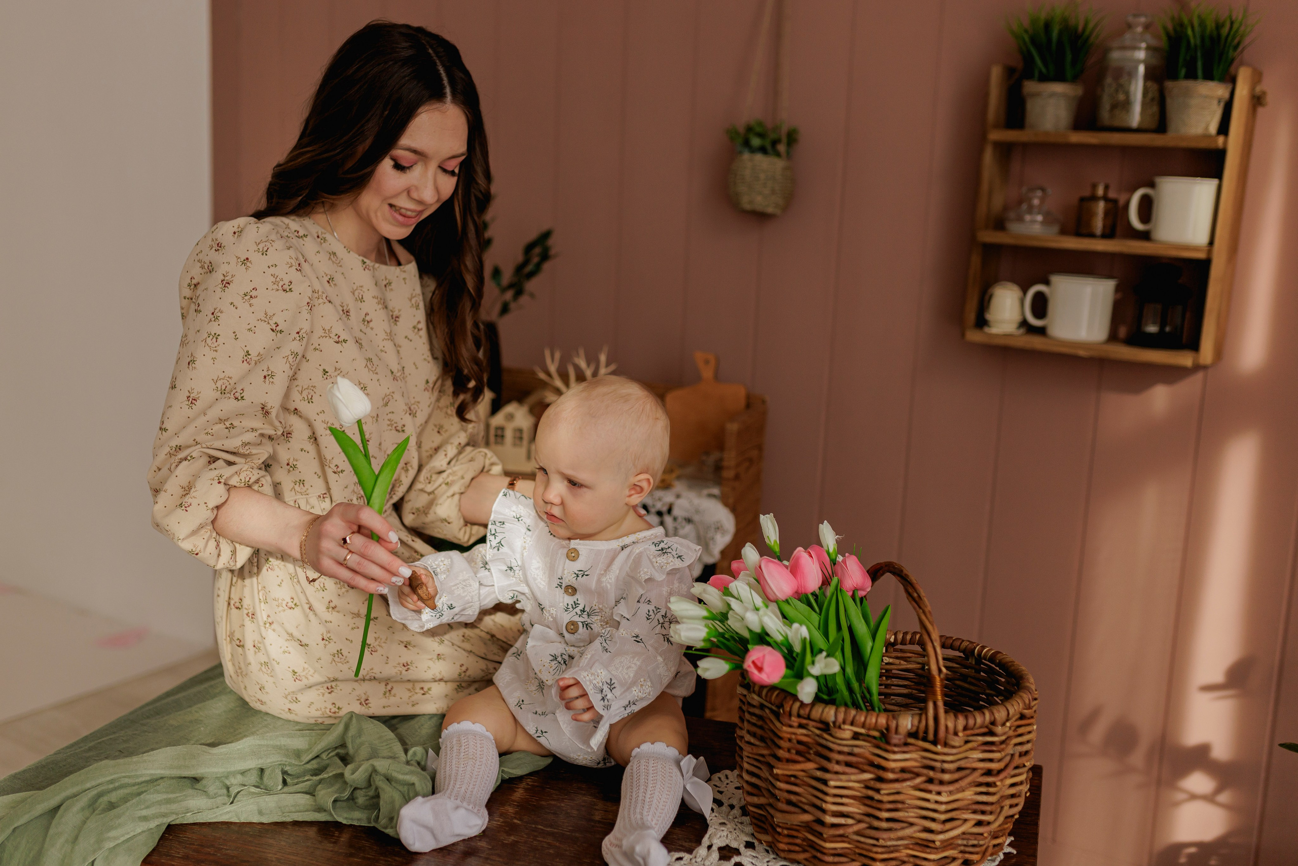 Сьемка годика для Анечки. Семейный и детский фотограф в Рязани Васюгова Мария