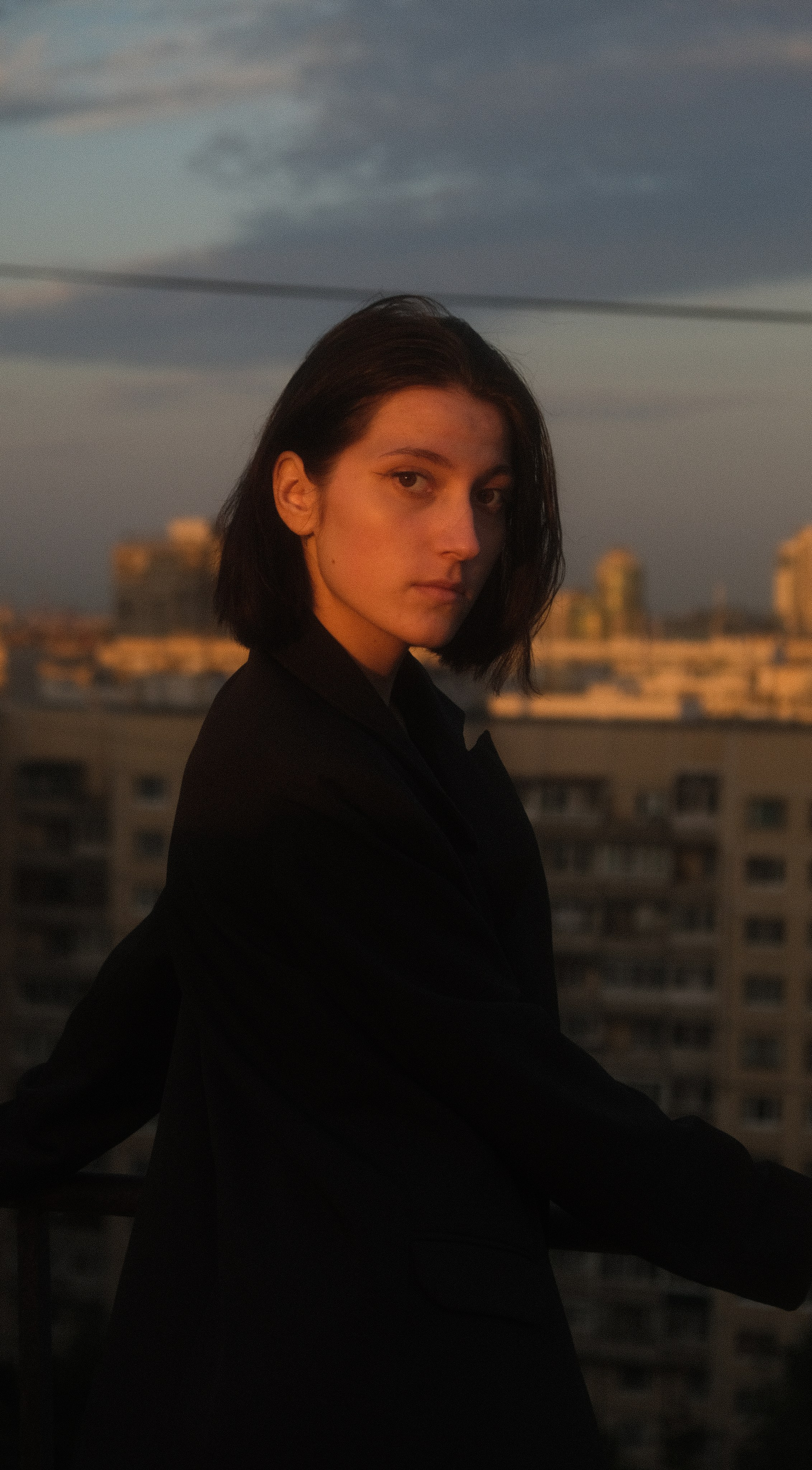 Фотосессия на крыше. Уличный портретный фотограф в Санкт Петербурге Кисель Андрей