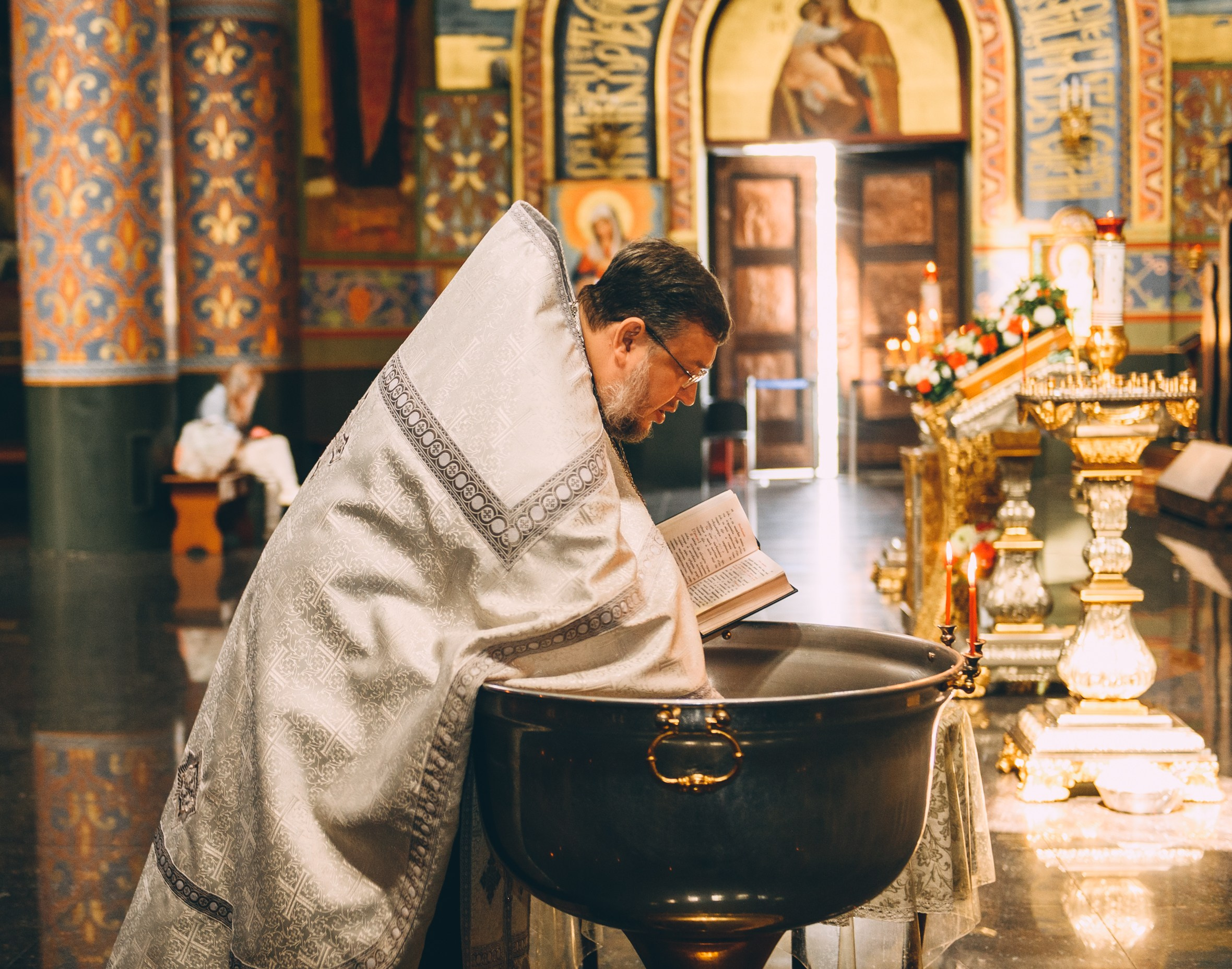 Крещение в храме Нерукотворного Образа Христа Спасителя. Свадебный и семейный фотограф София Невская