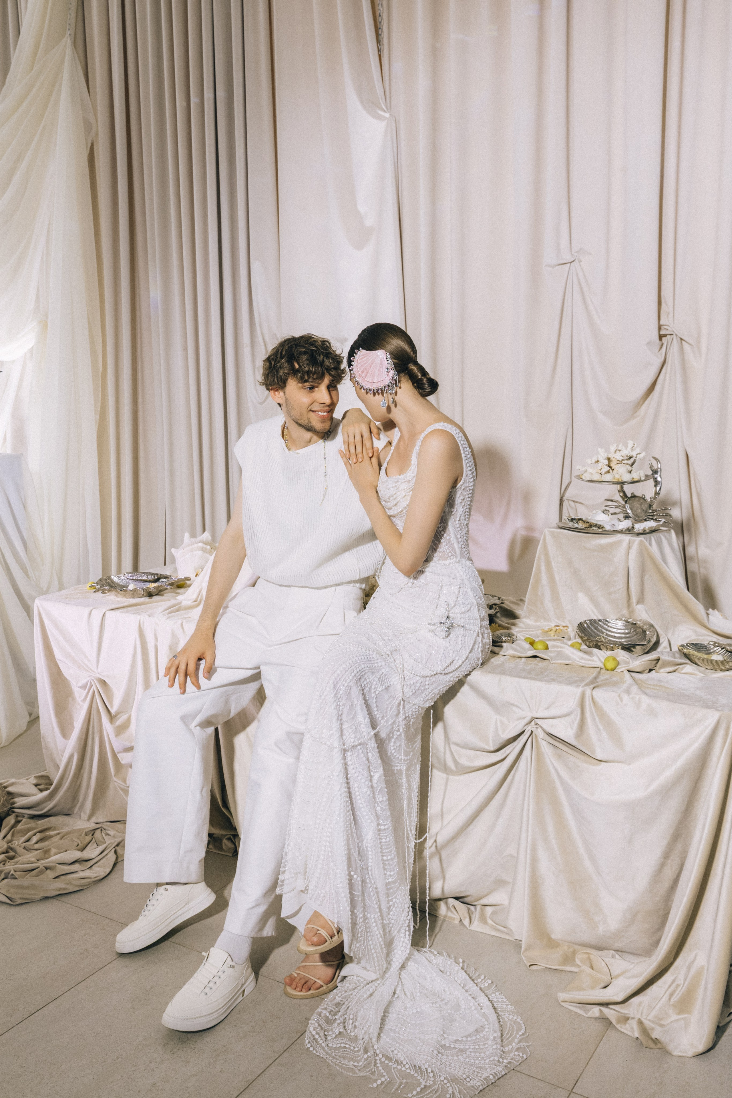 Свадьба в эстетике Mermaid core. Фотограф и видеограф Анна Домашенко