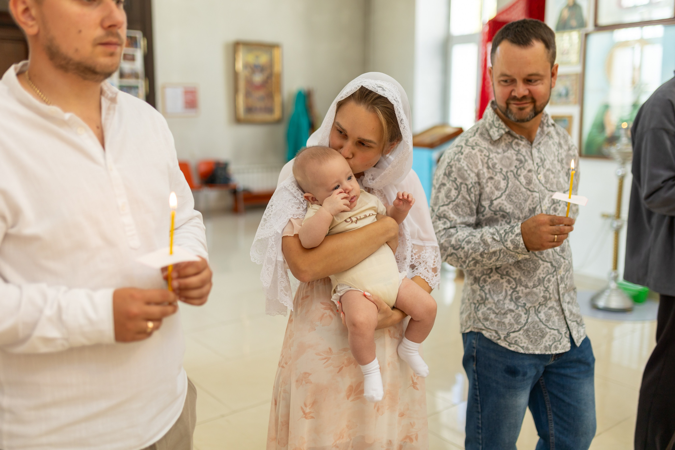 Крещение Артёма (все фото с таинсвта крещения). Фотограф новорожденных. Детский и семейный фотограф Марьяна Юдина