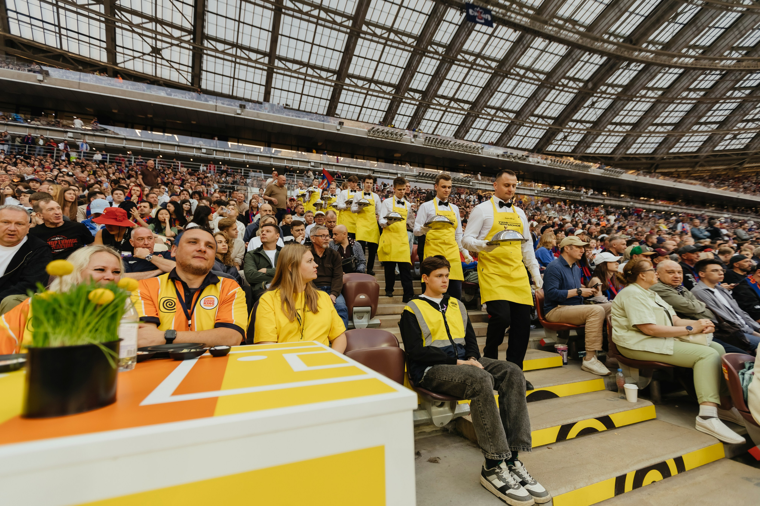 Яндекс Еда x Burger King На финале кубка России по футболу. Репортажный, event, концертный и backstage фотограф из Москвы Виталий Кривцов