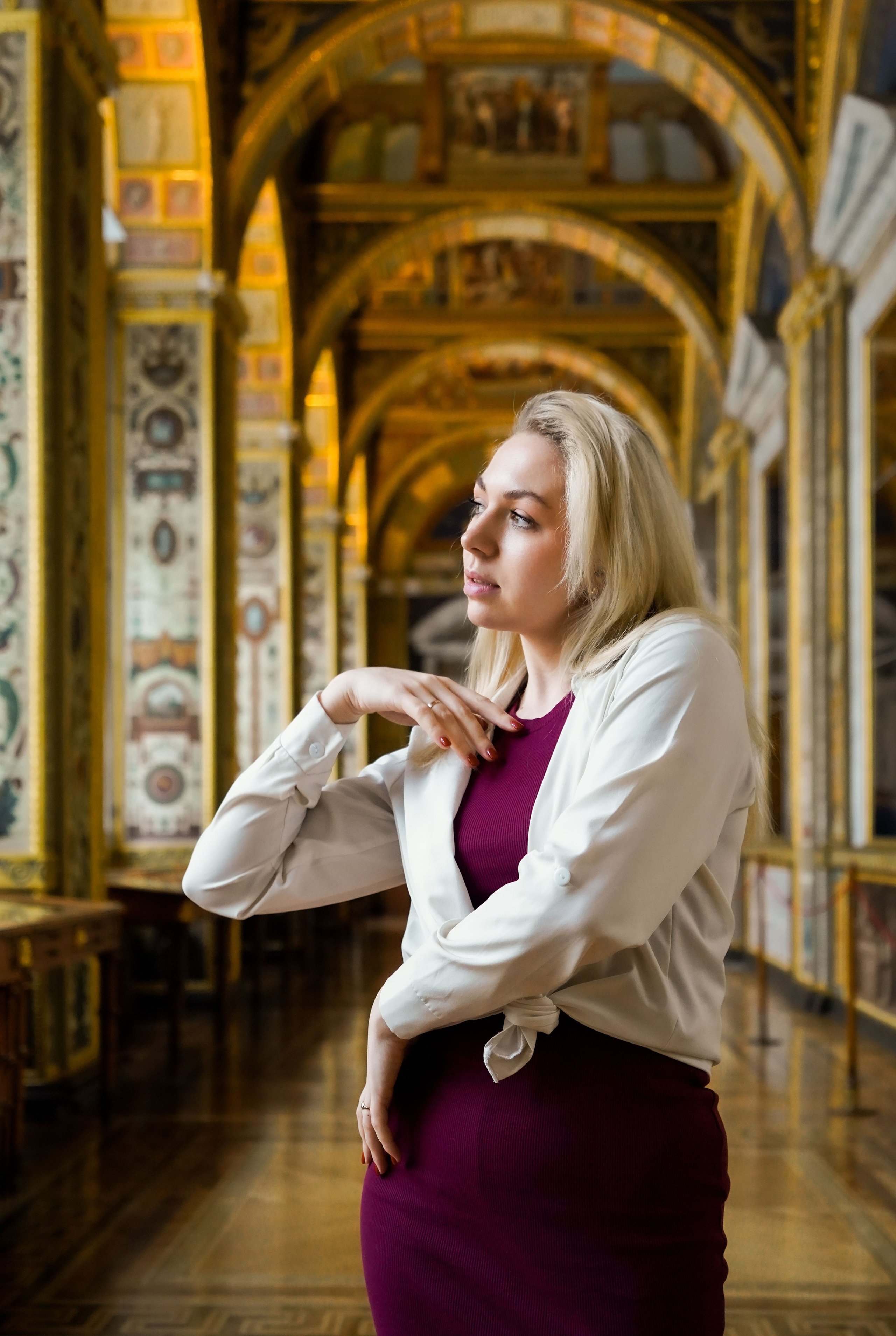 Портретная фотосессия в Эрмитаже Санкт-Петербурга для Полины. Светлана Гопанюк. Портретный фотограф. Санкт-Петербург. СПб