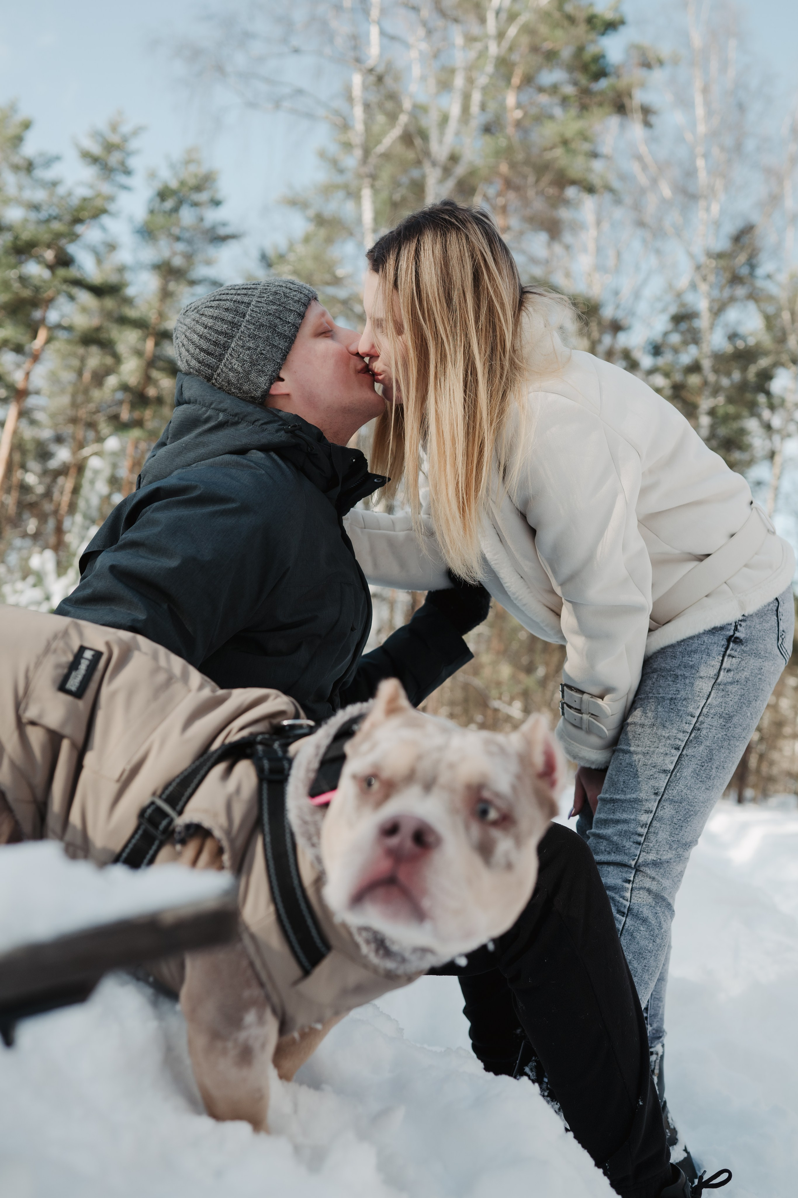 Зимняя LOVE STORY Вики, Артёма и Булочки. Семейный Фотограф в Москве Ирина Хохлова