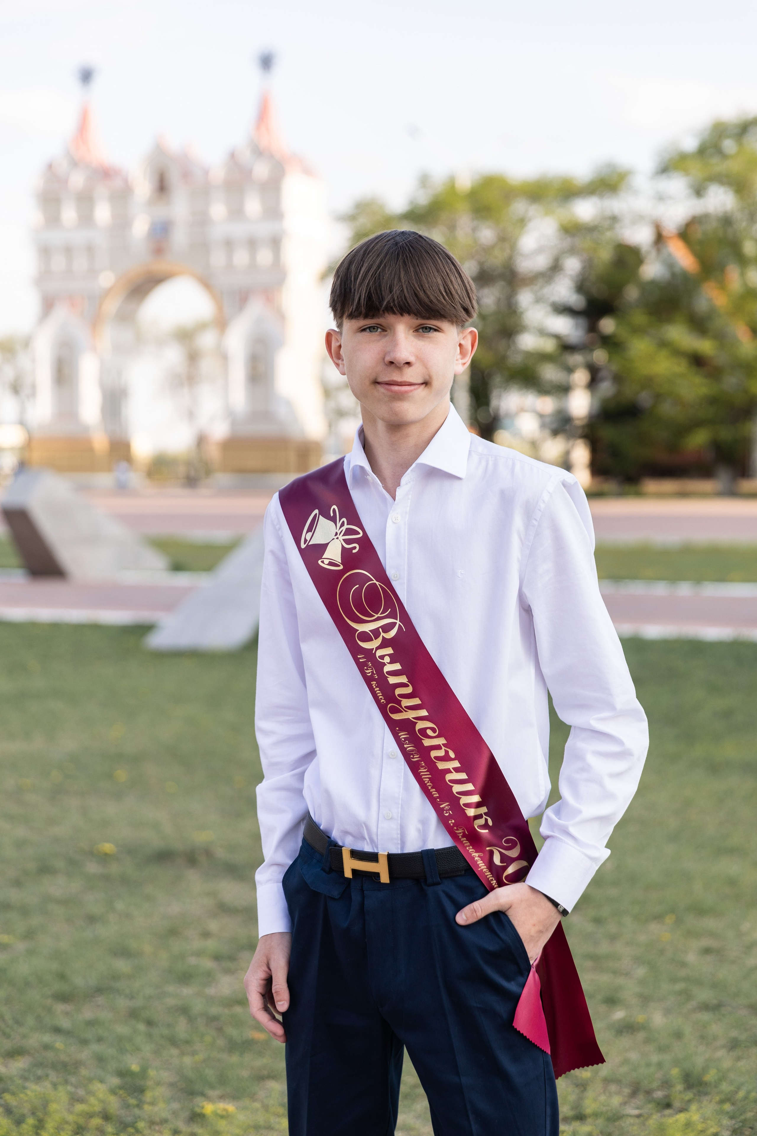 Выездная съёмка «Последний звонок». Семейный, детский, школьный фотограф в Благовещенске Яна Белоусова
