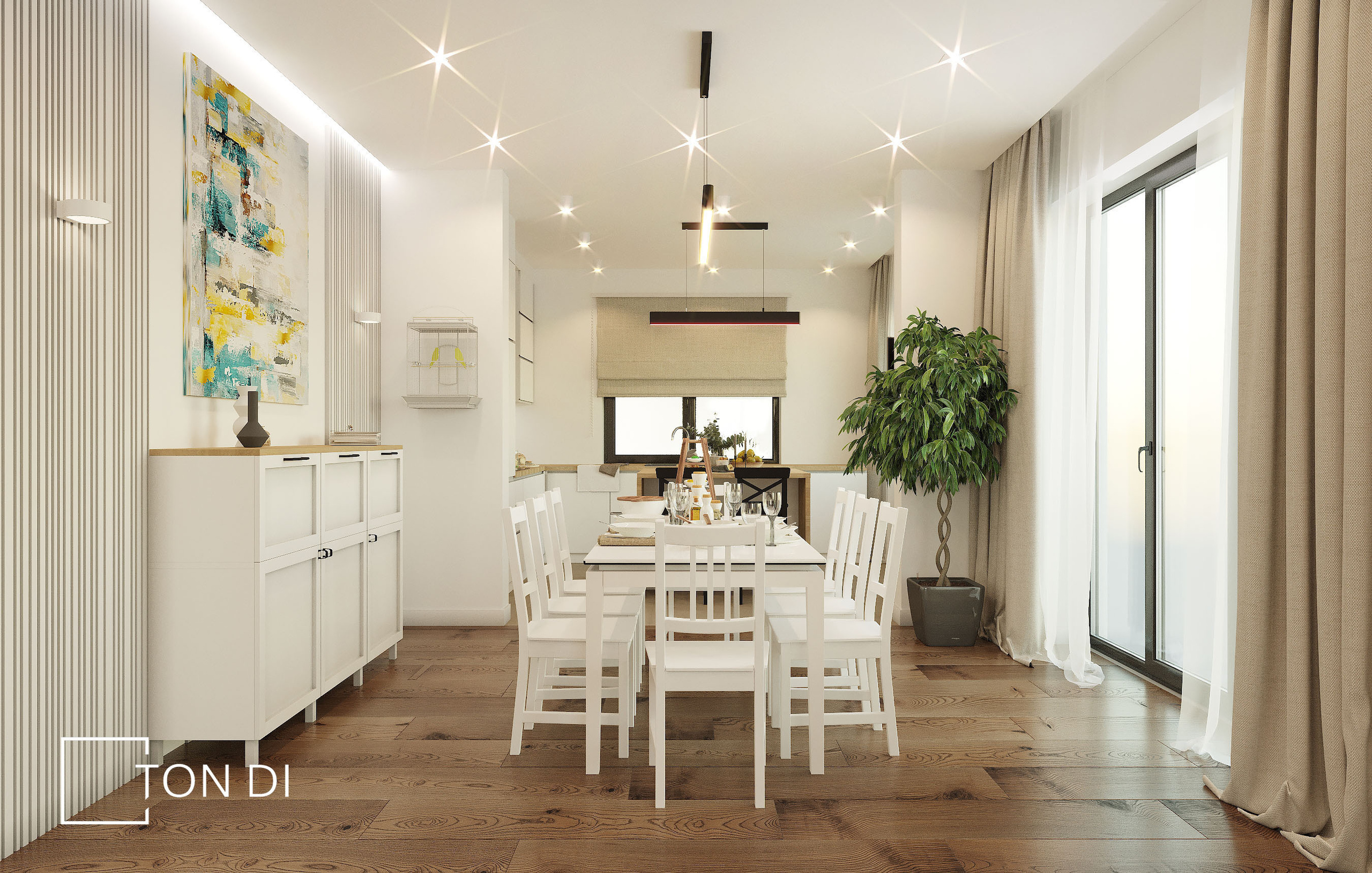 Дизайн-проект частного дома в Ленинградской области. Дизайнер интерьера квартир и частных домов