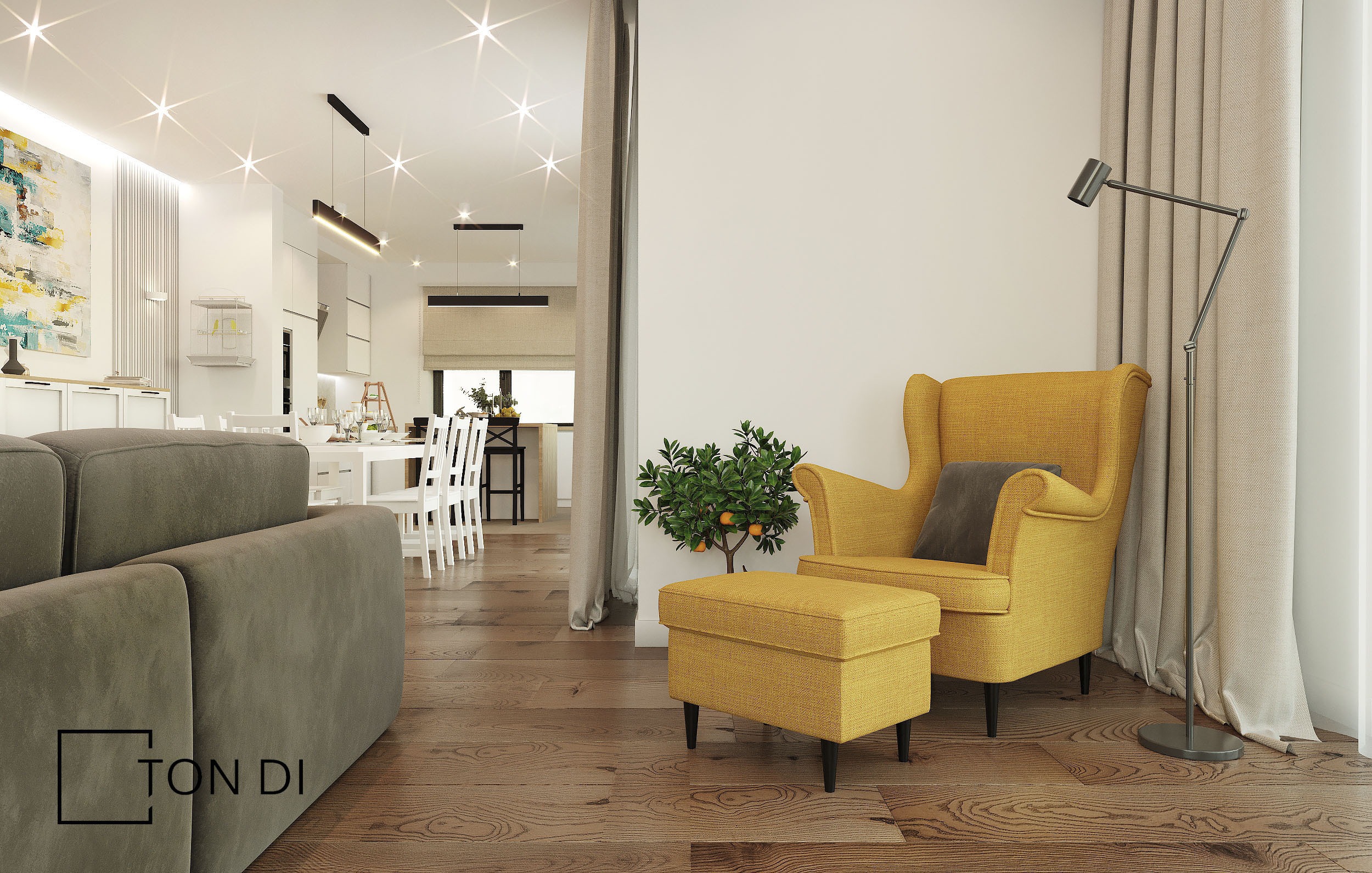 Дизайн-проект частного дома в Ленинградской области. Дизайнер интерьера квартир и частных домов