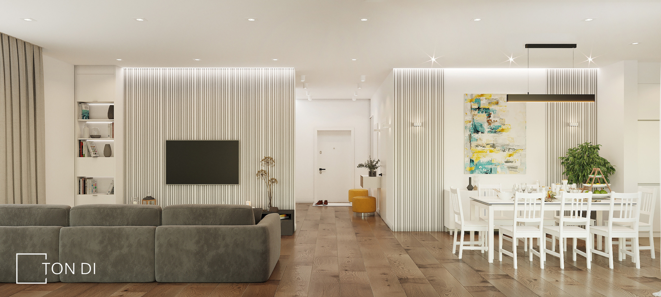 Дизайн-проект частного дома в Ленинградской области. Дизайнер интерьера квартир и частных домов