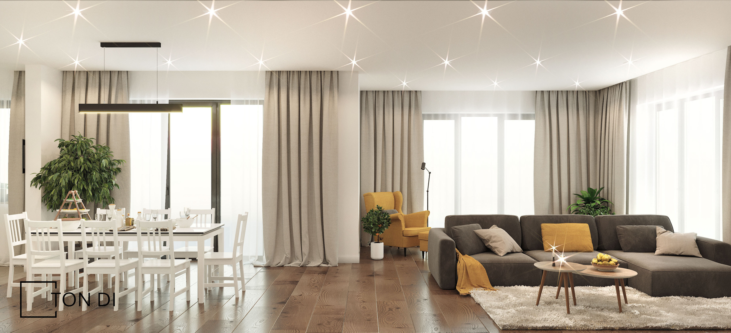 Дизайн-проект частного дома в Ленинградской области. Дизайнер интерьера квартир и частных домов