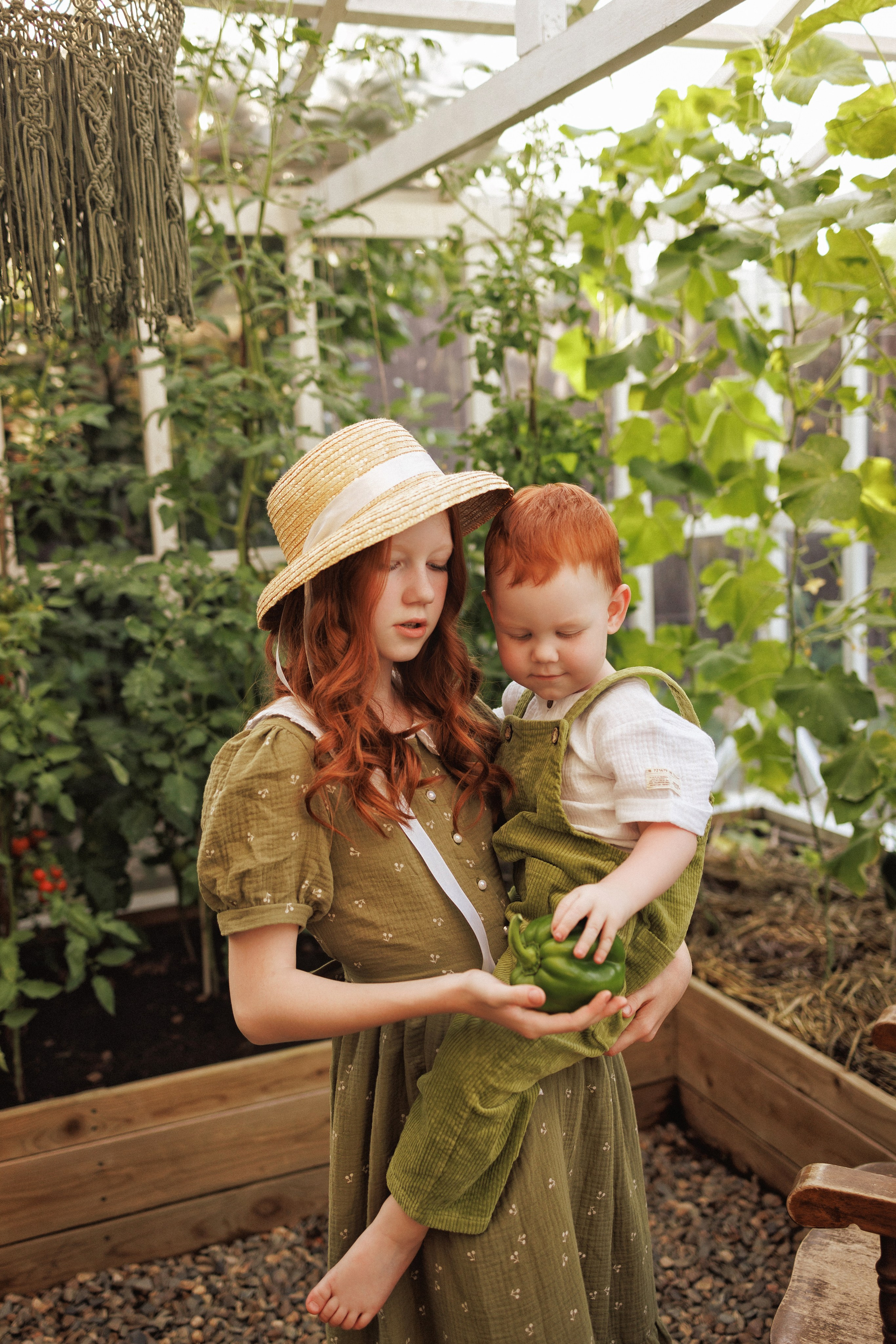 Семейная фотосессия в деревенском стиле, фотостудия «Теплица», город Краснодар. Семейный и детский фотограф в Краснодаре Анна Трашкова