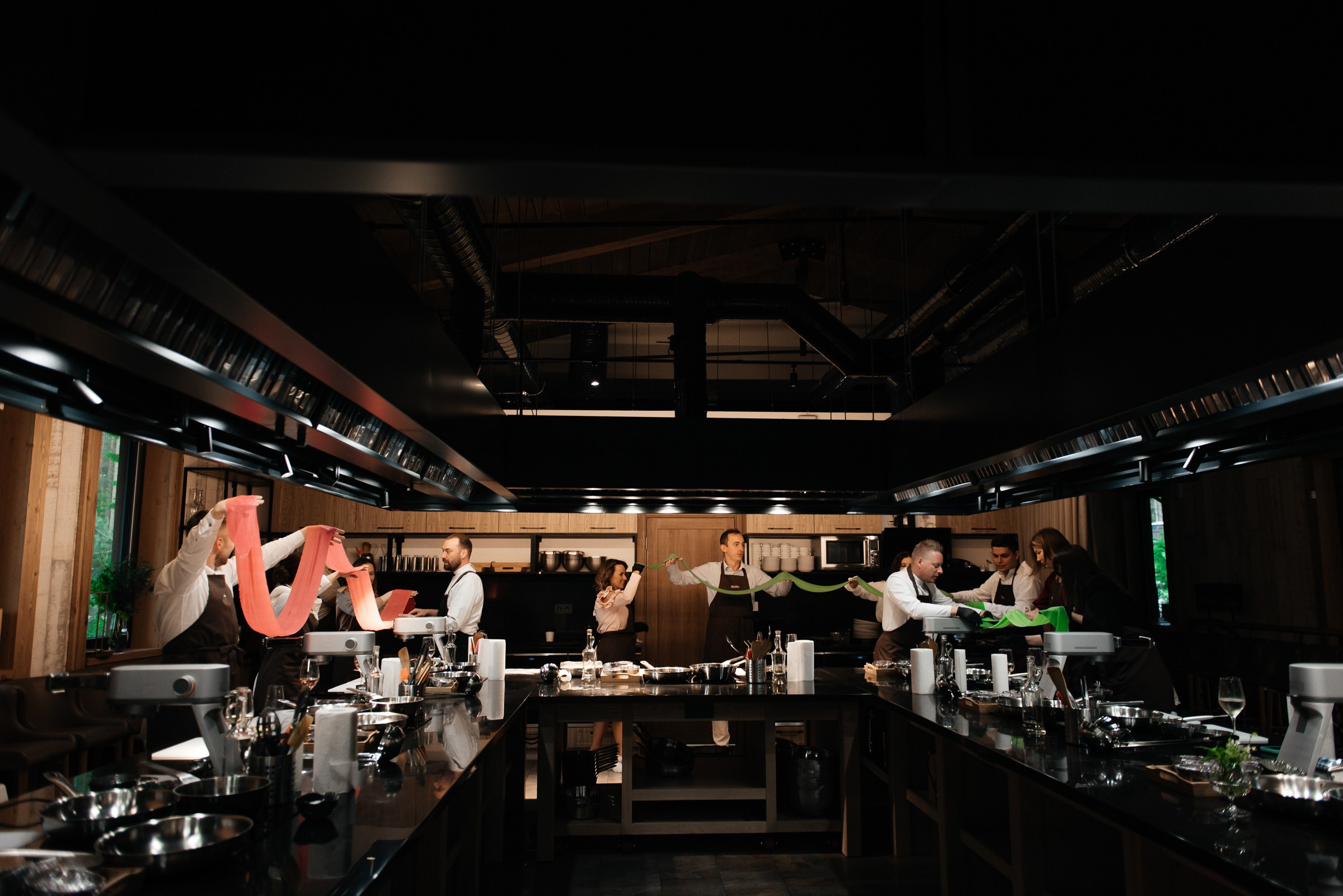 свадебный ужин в ресторане Чаща в Охта парке