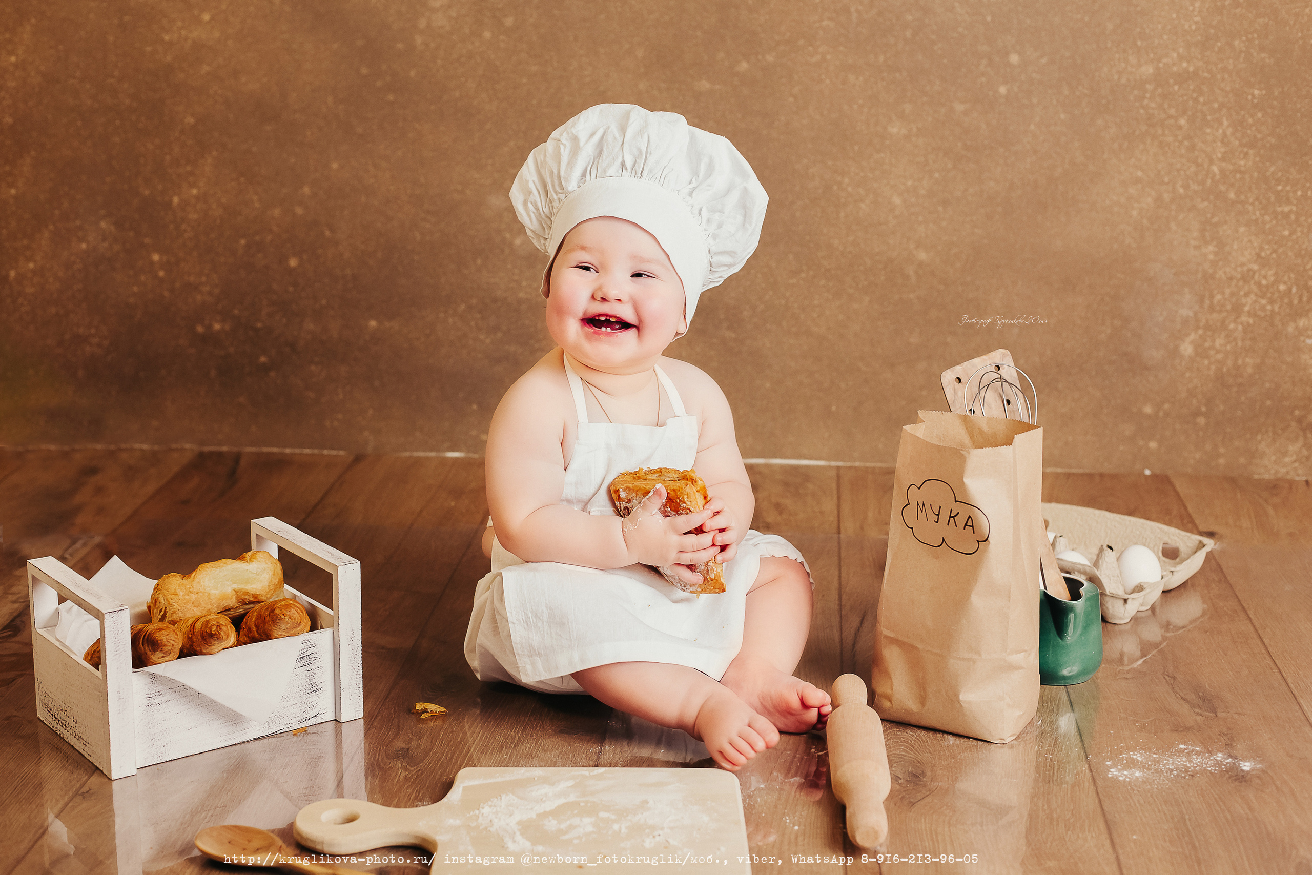 Годик в розовых тонах. Фотограф новорожденных и детский в Сергиевом Посаде Кругликова Юлия