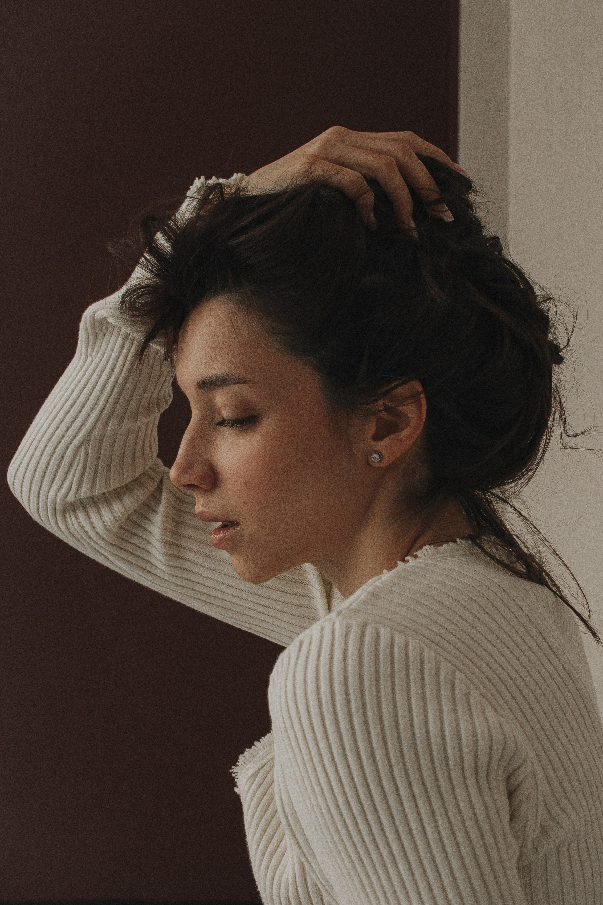 Софья. Весенняя фотосессия в студии. Семейный и женский фотограф Москва Юлия Левада