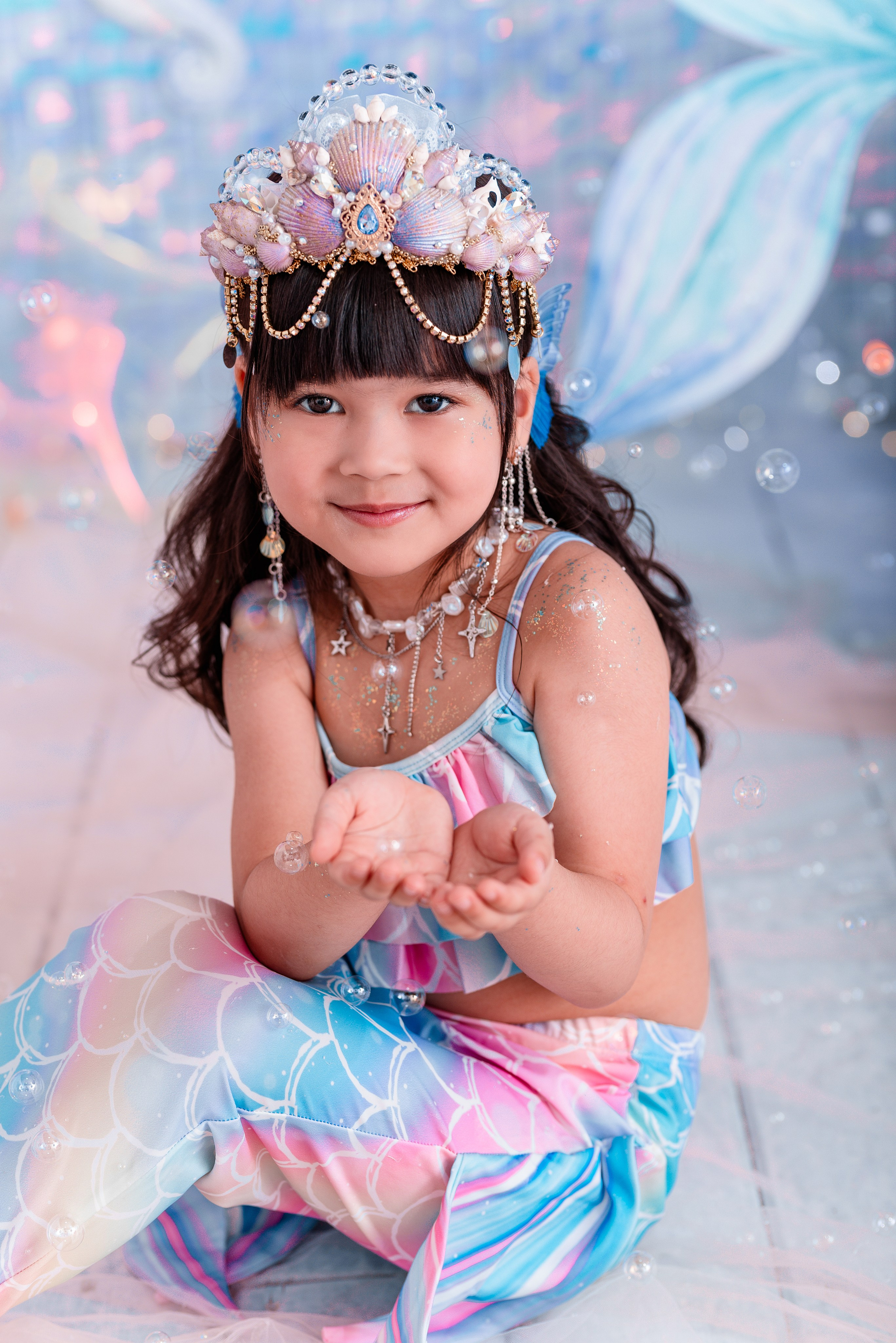 Детский фотопроект «Русалочка» в Сочи. Детский студийный фотограф Сочи