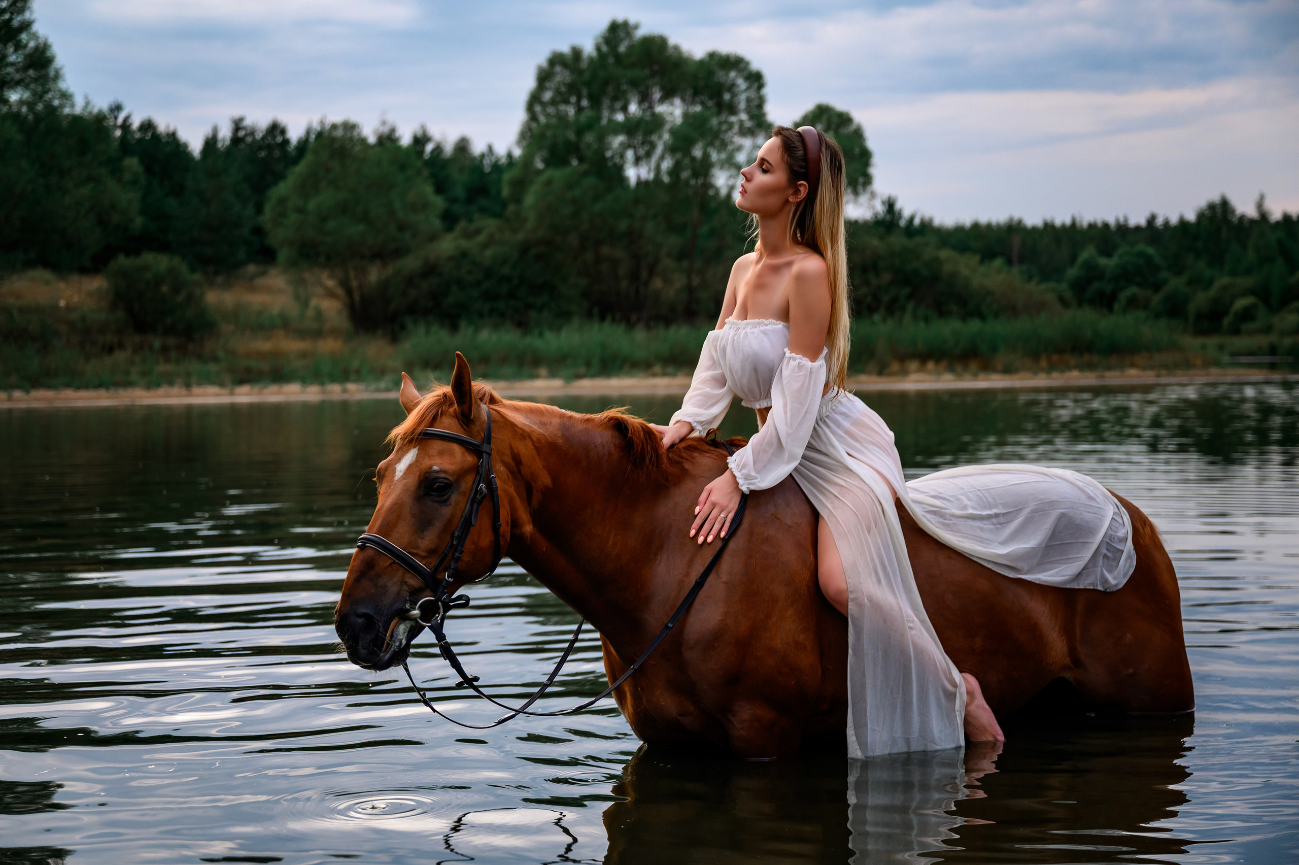 Сьемка на озере. Bazarkom-photo.ru Фотограф Виктор Оськин в Старом Осколе