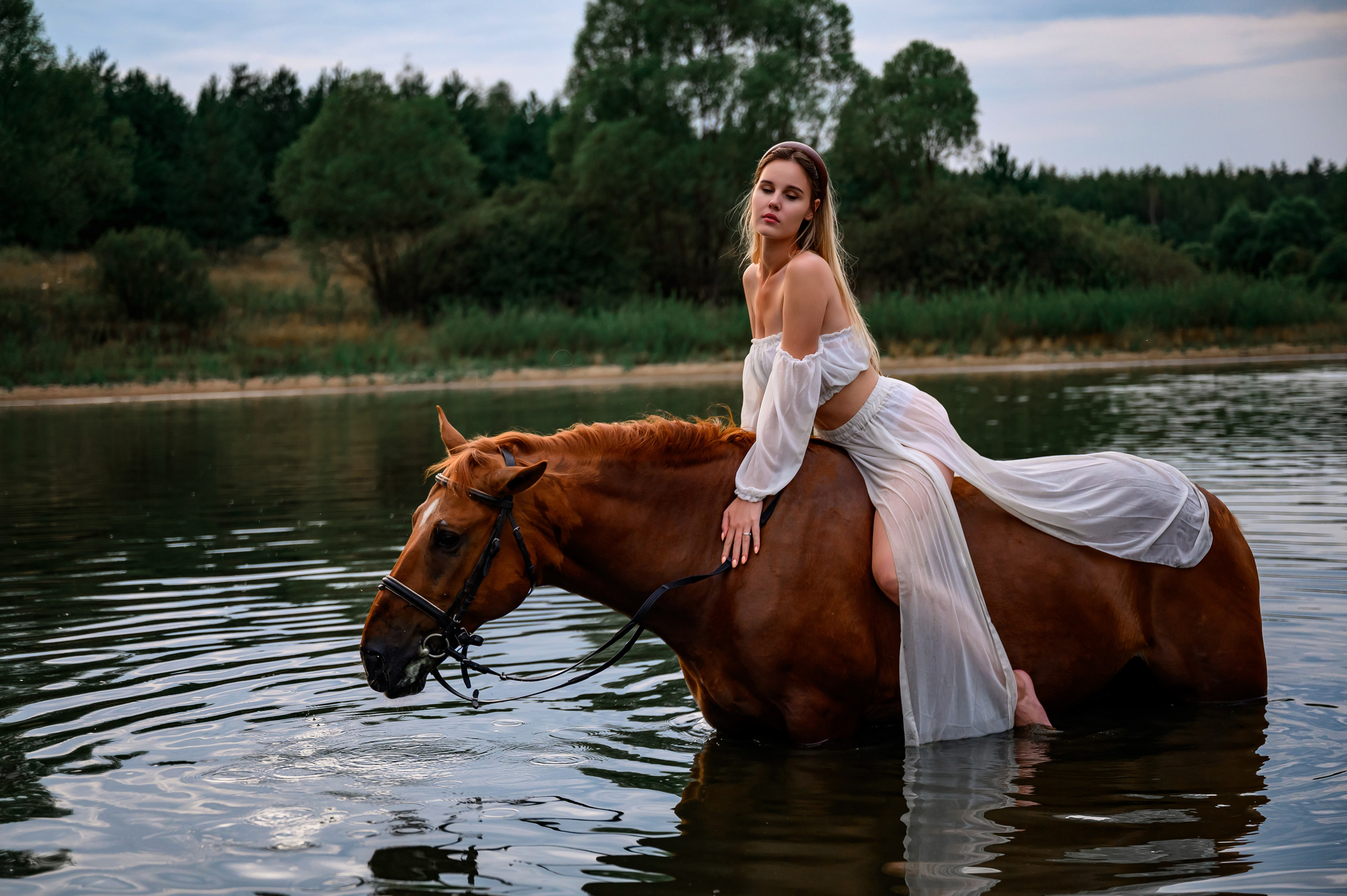 Сьемка на озере. Bazarkom-photo.ru Фотограф Виктор Оськин в Старом Осколе