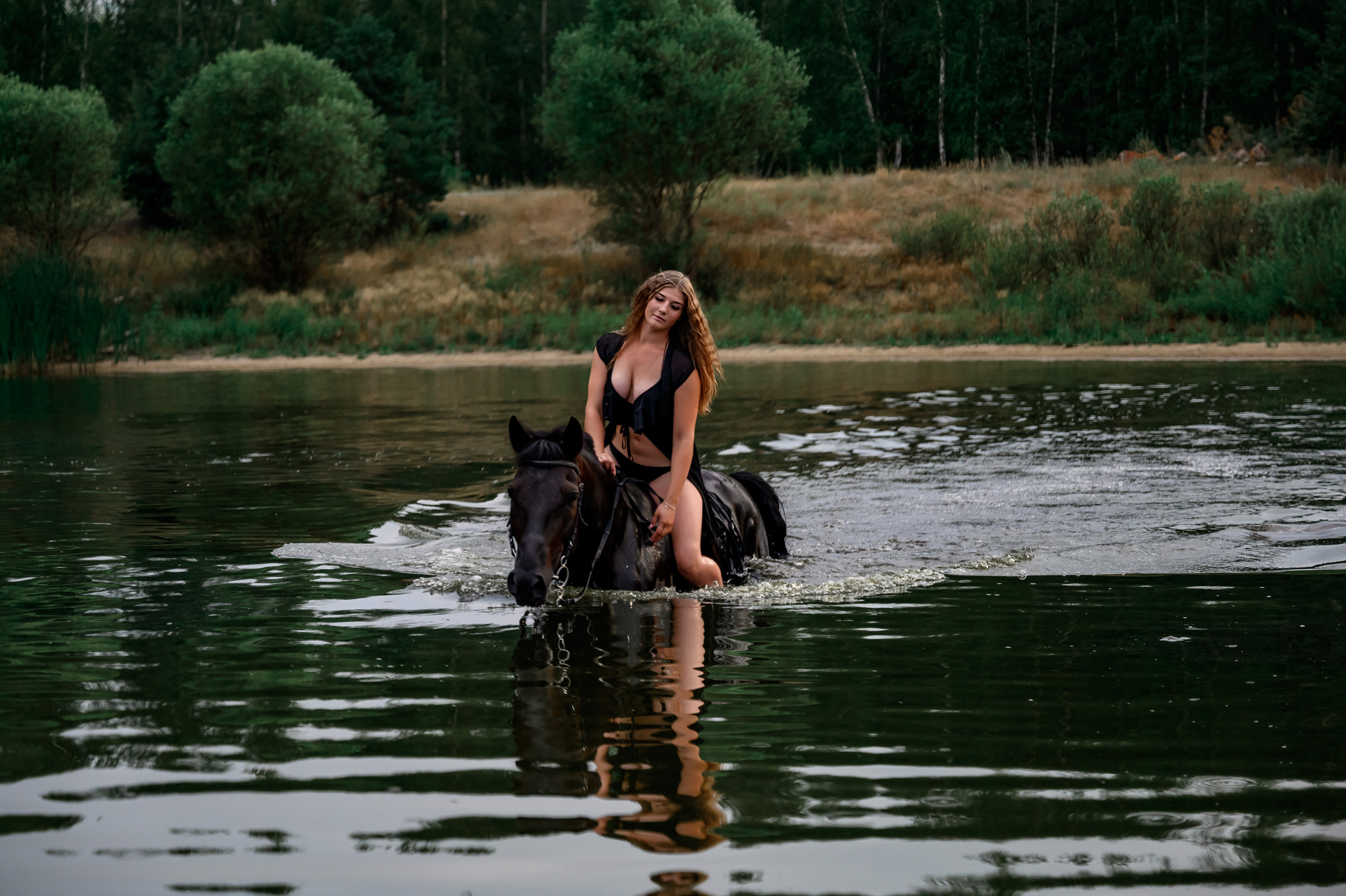 Сьемка на озере. Bazarkom-photo.ru Фотограф Виктор Оськин в Старом Осколе