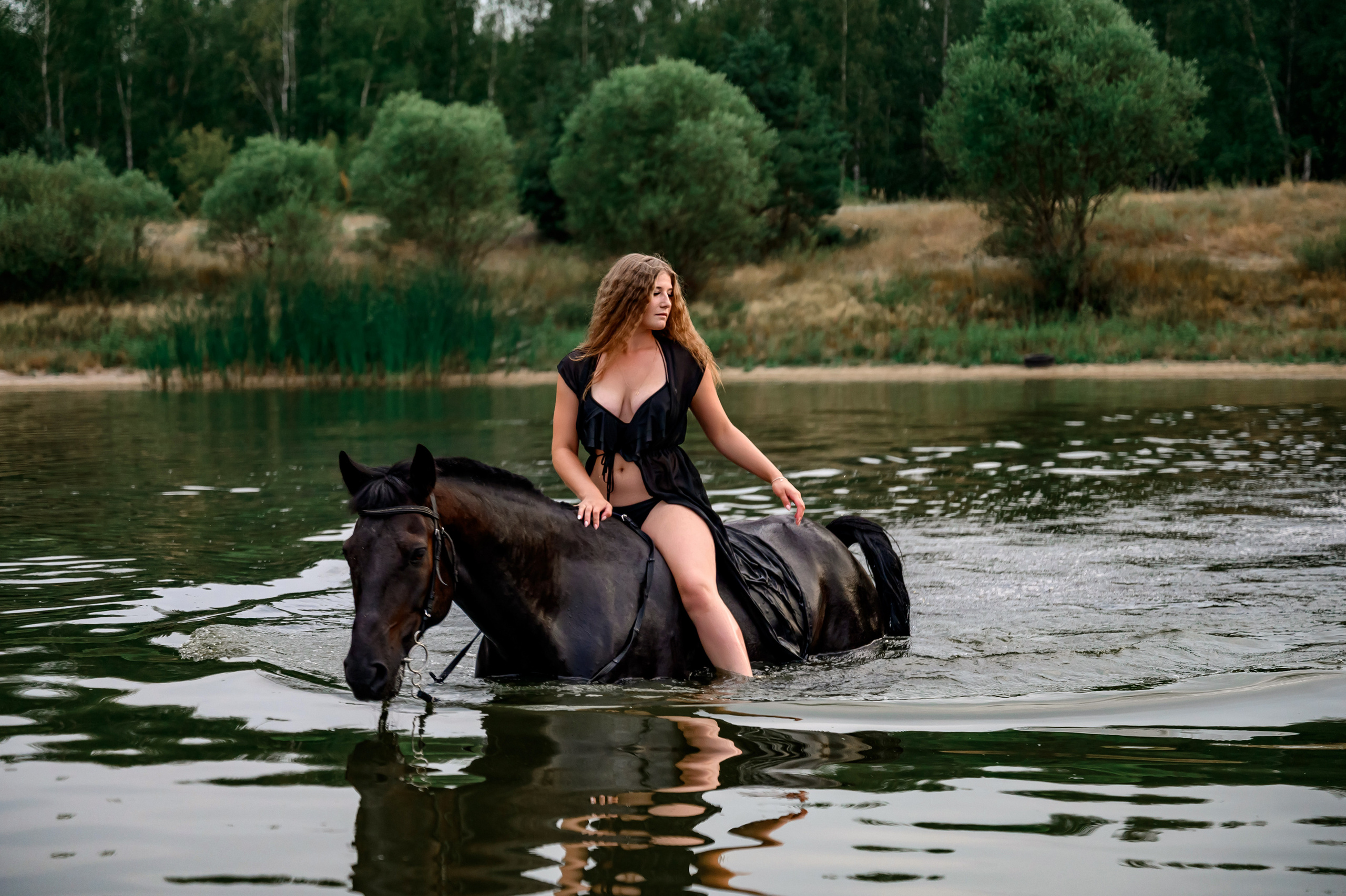 Сьемка на озере. Bazarkom-photo.ru Фотограф Виктор Оськин в Старом Осколе