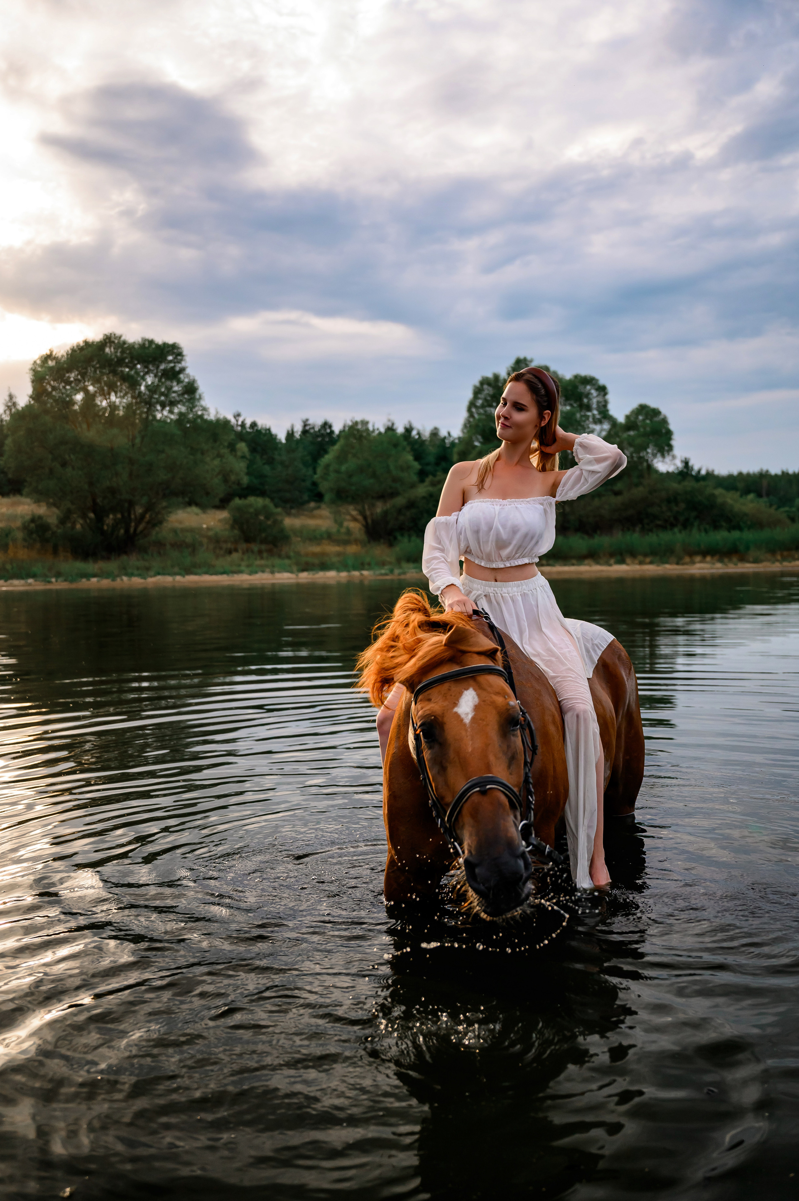 Сьемка на озере. Bazarkom-photo.ru Фотограф Виктор Оськин в Старом Осколе