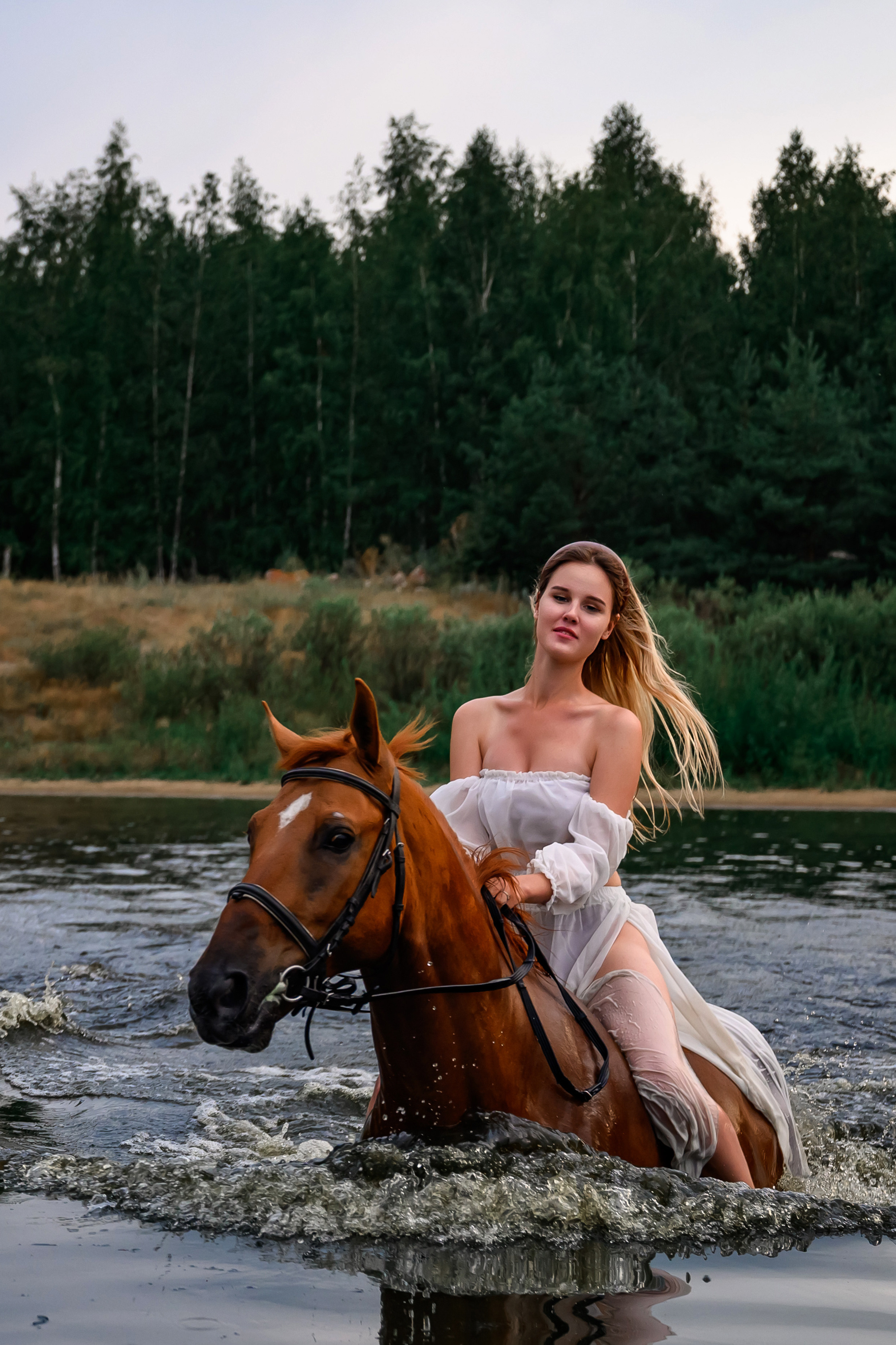 Сьемка на озере. Bazarkom-photo.ru Фотограф Виктор Оськин в Старом Осколе
