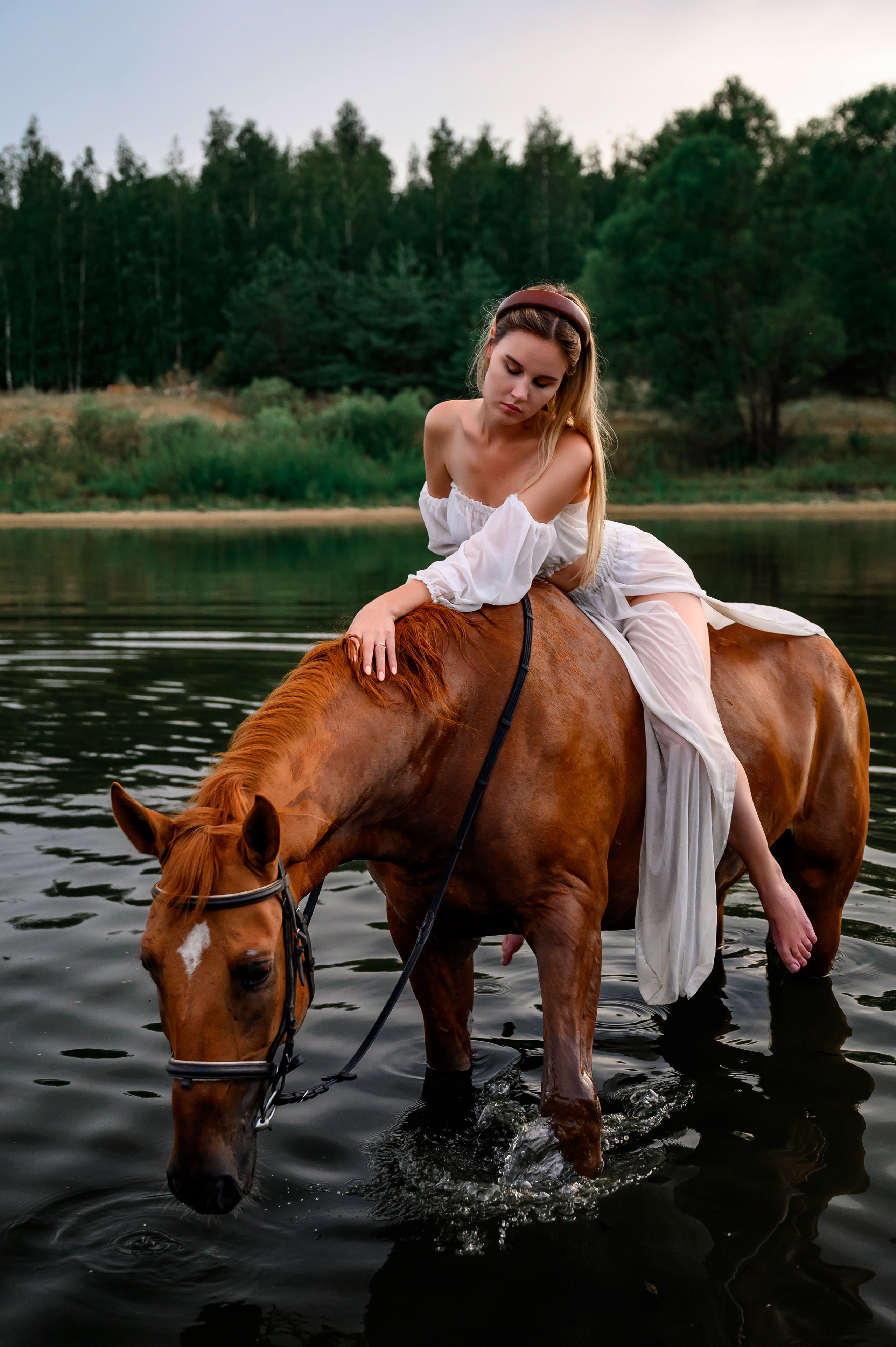 Сьемка на озере. Bazarkom-photo.ru Фотограф Виктор Оськин в Старом Осколе