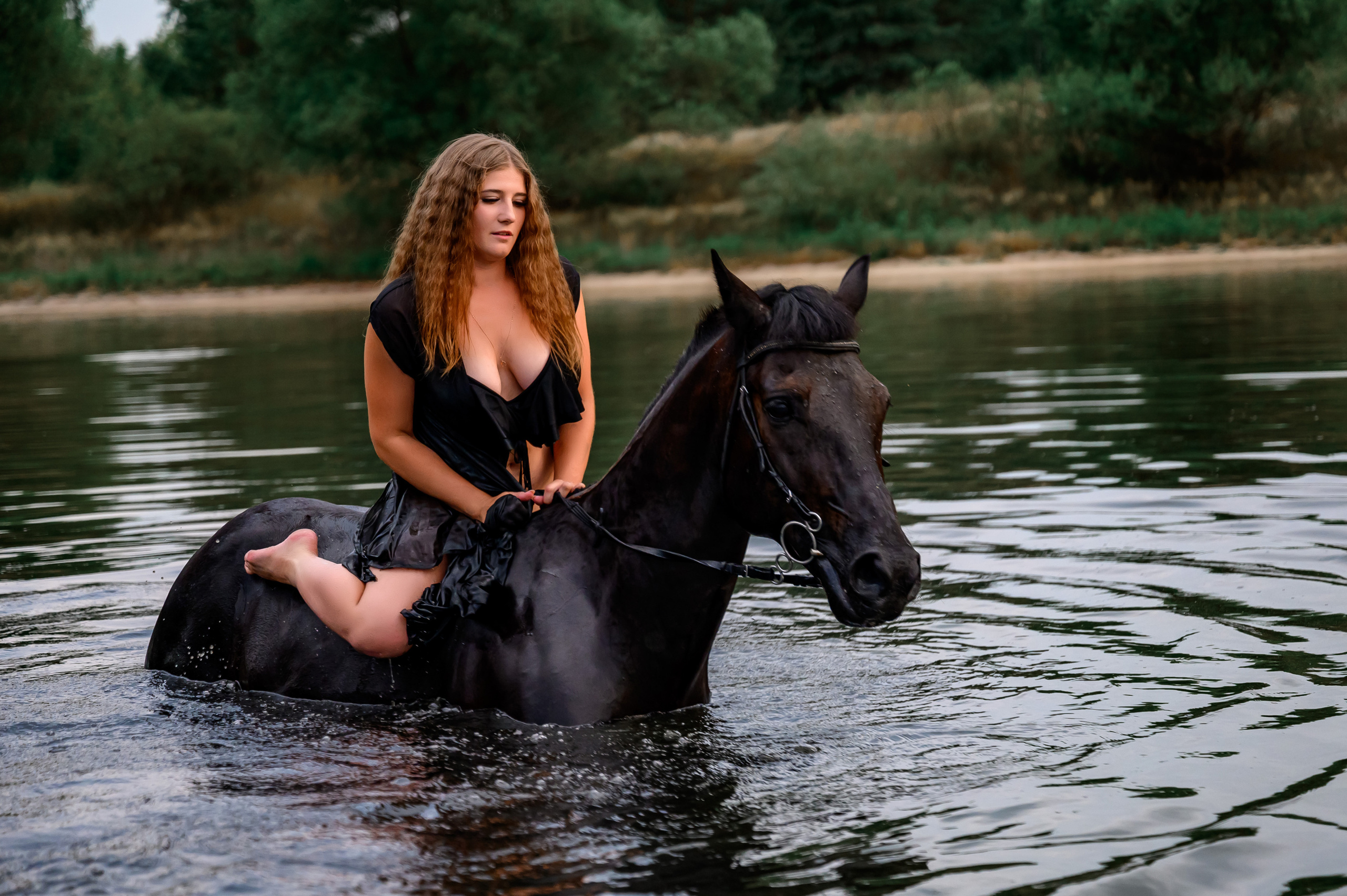 Сьемка на озере. Bazarkom-photo.ru Фотограф Виктор Оськин в Старом Осколе
