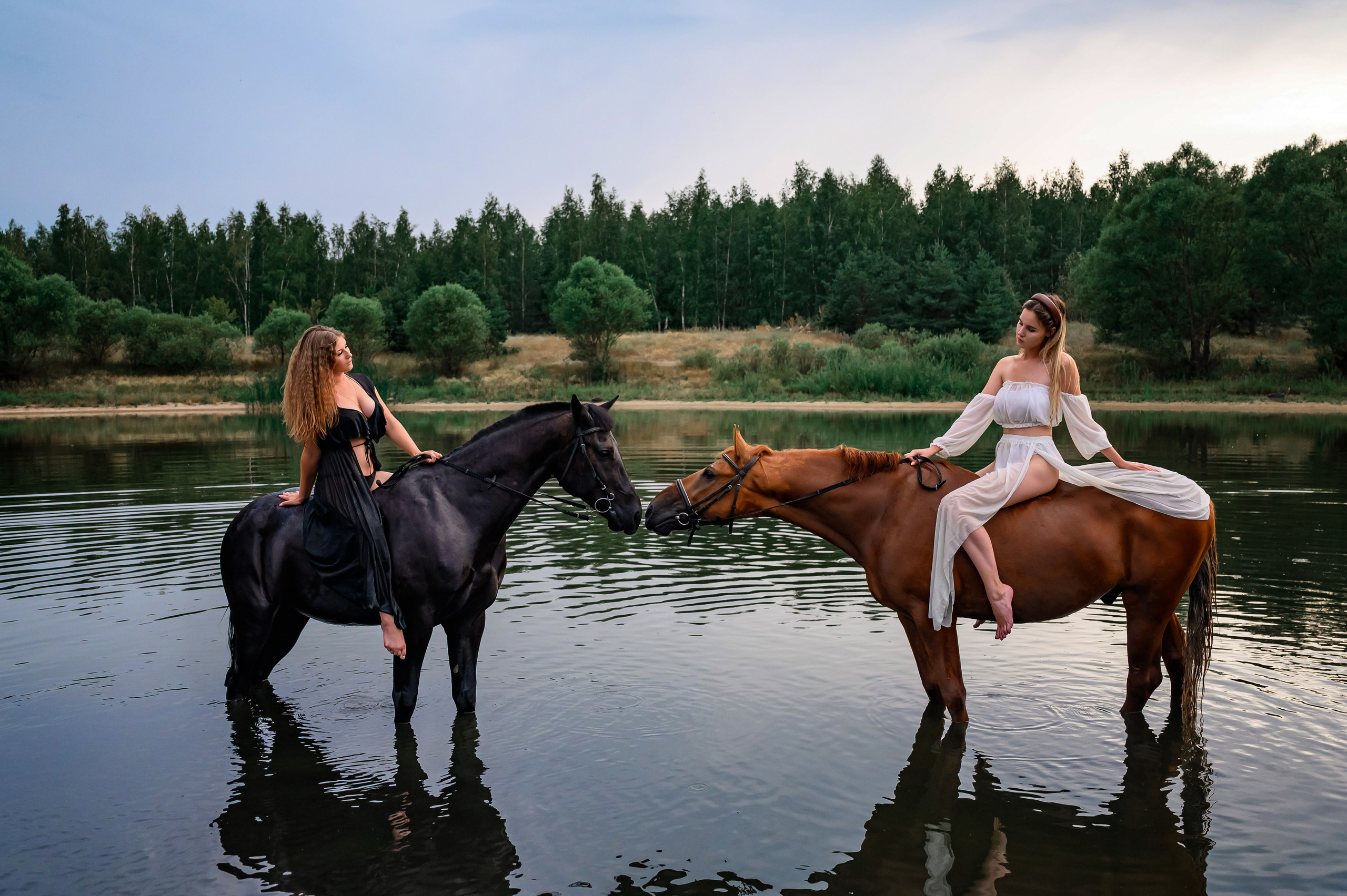 Сьемка на озере. Bazarkom-photo.ru Фотограф Виктор Оськин в Старом Осколе