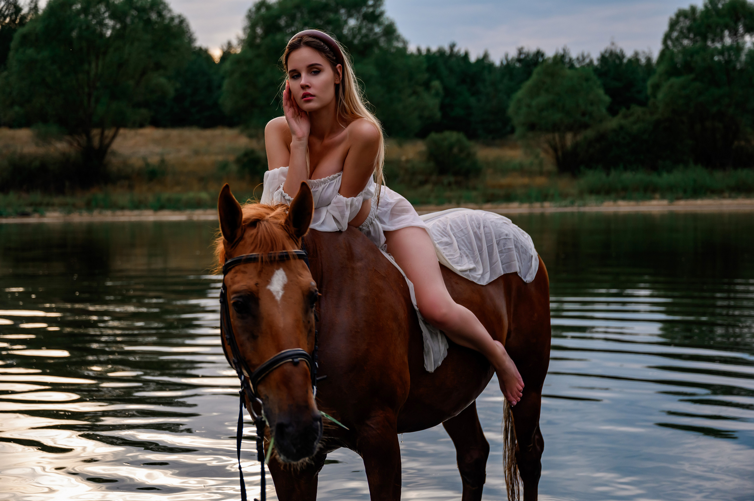 Сьемка на озере. Bazarkom-photo.ru Фотограф Виктор Оськин в Старом Осколе