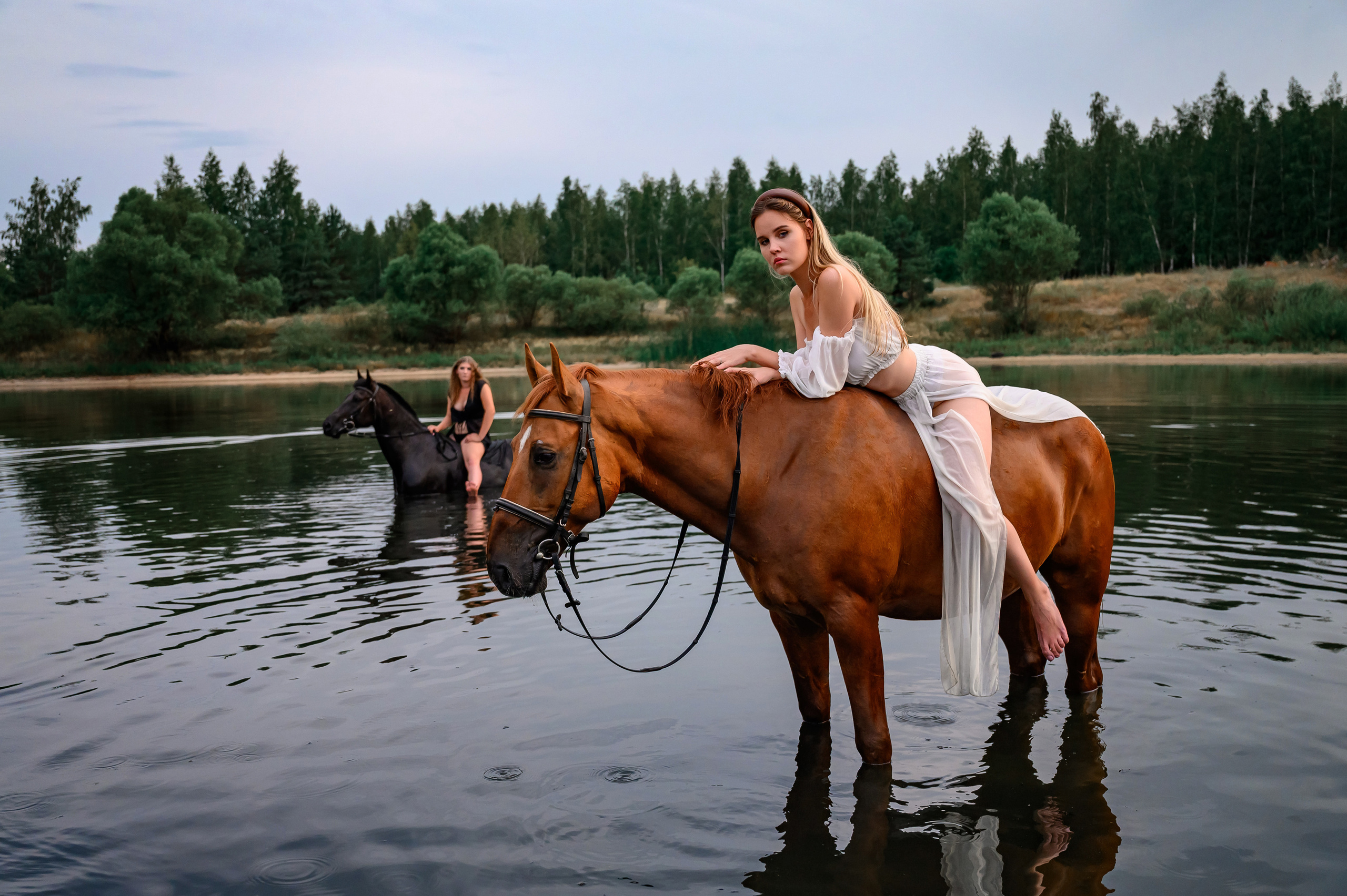 Сьемка на озере. Bazarkom-photo.ru Фотограф Виктор Оськин в Старом Осколе