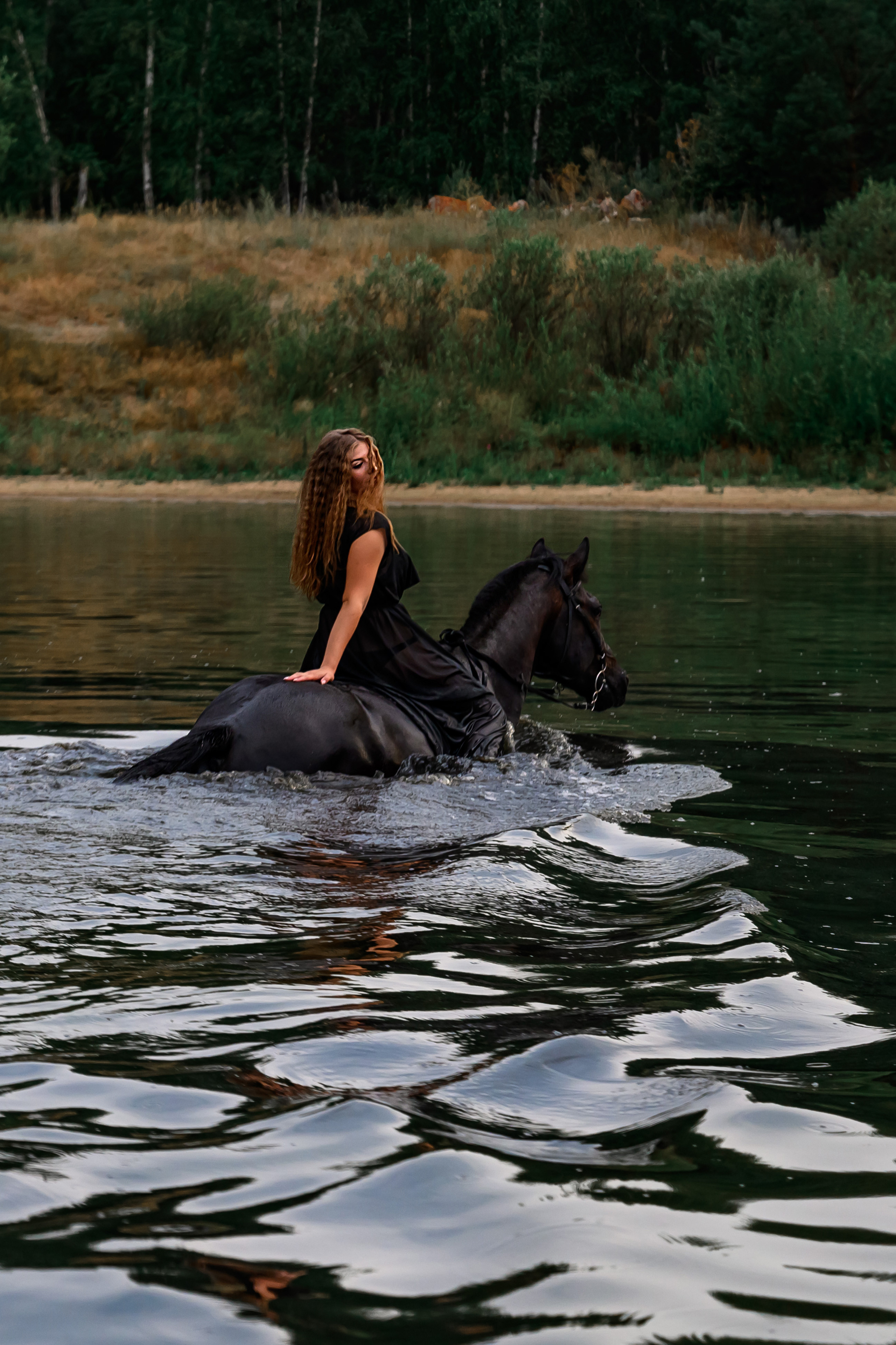 Сьемка на озере. Bazarkom-photo.ru Фотограф Виктор Оськин в Старом Осколе