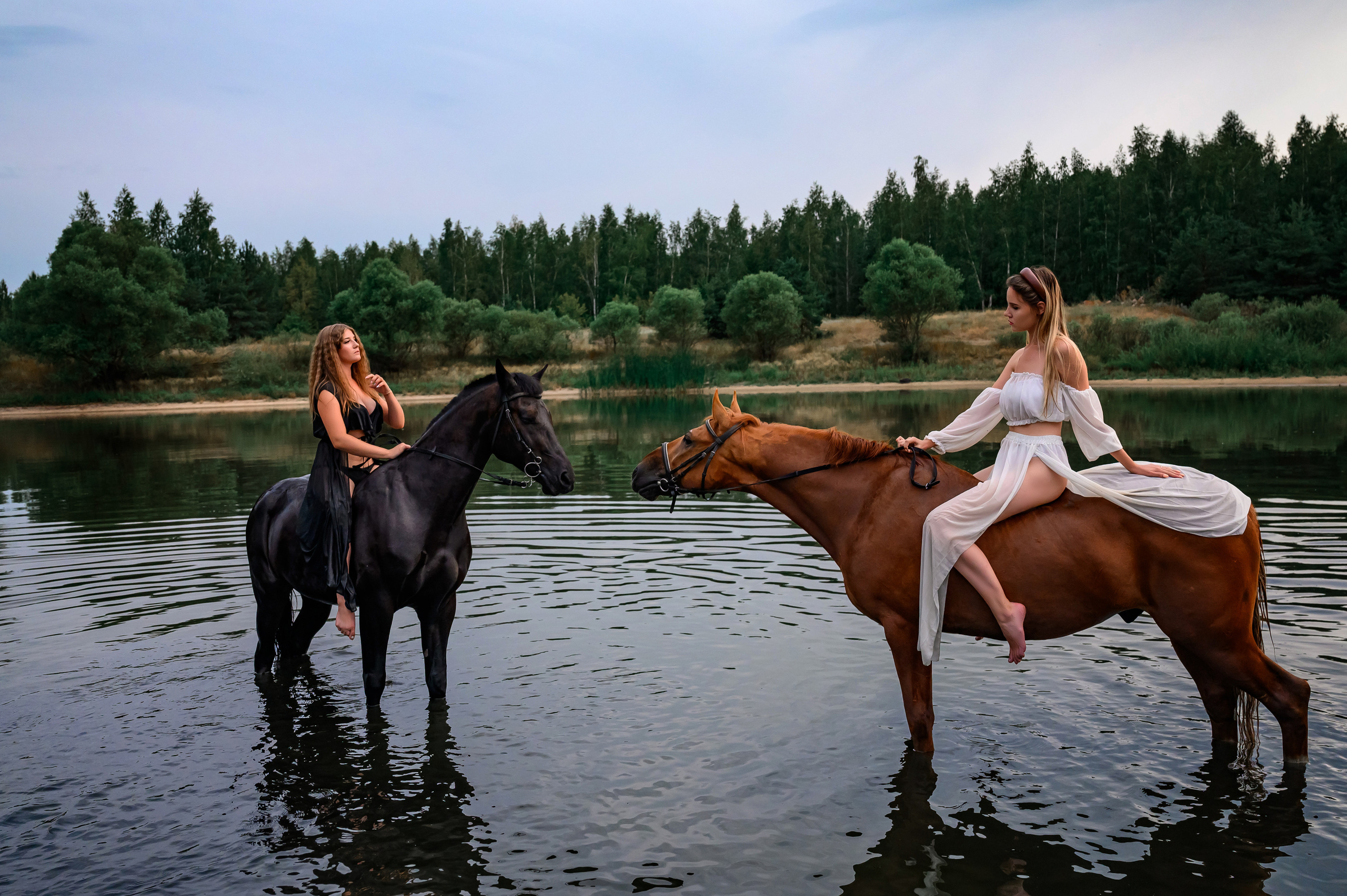 Сьемка на озере. Bazarkom-photo.ru Фотограф Виктор Оськин в Старом Осколе