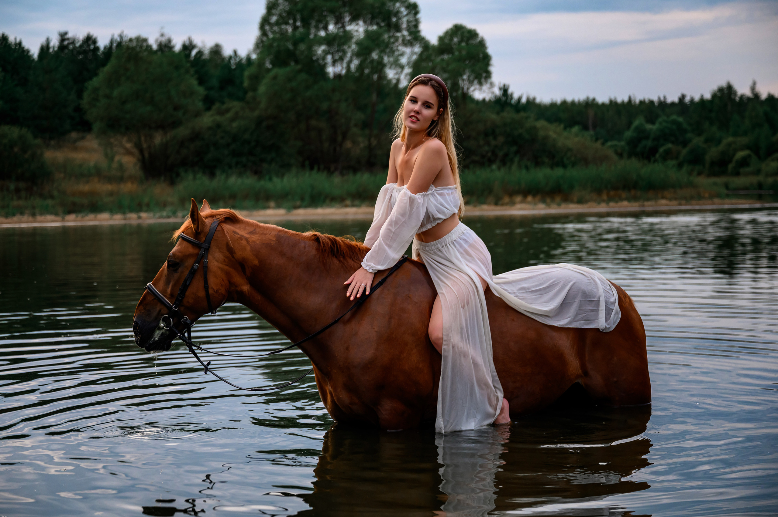 Сьемка на озере. Bazarkom-photo.ru Фотограф Виктор Оськин в Старом Осколе