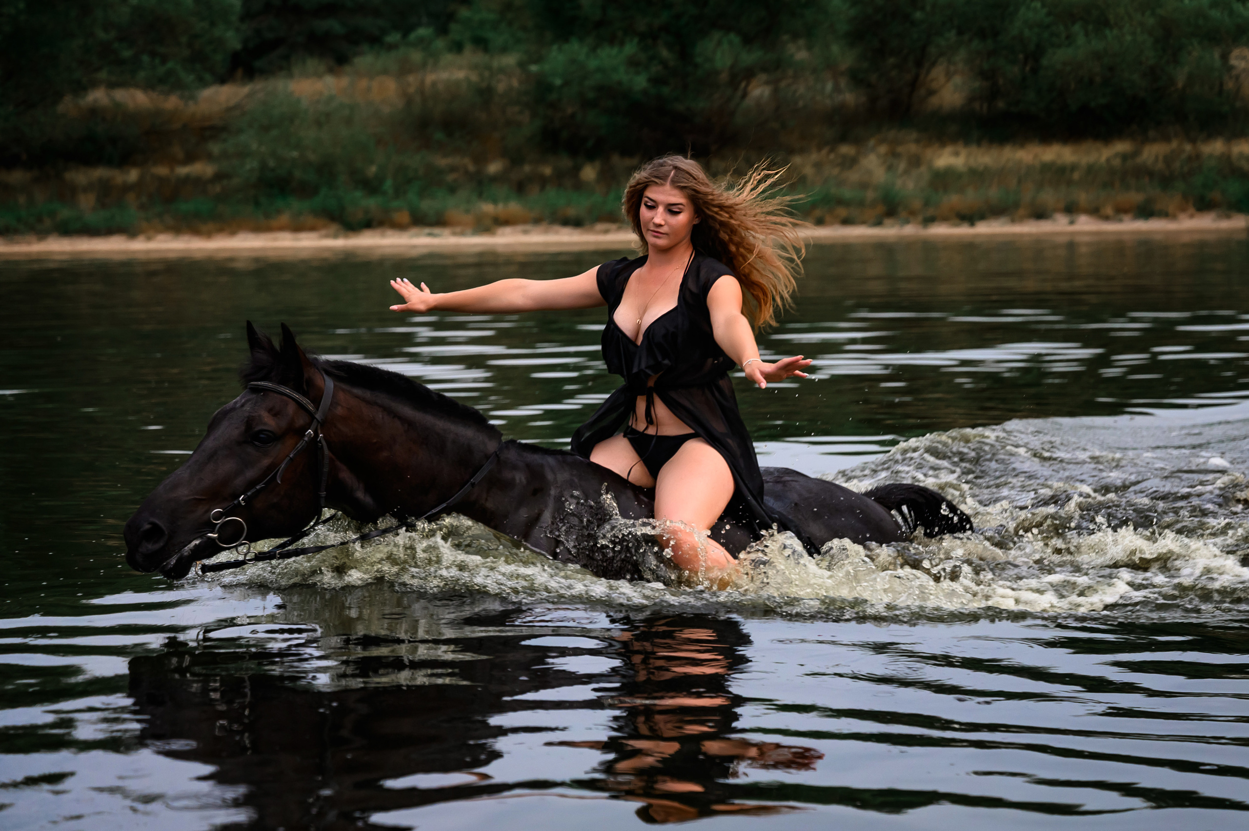 Сьемка на озере. Bazarkom-photo.ru Фотограф Виктор Оськин в Старом Осколе