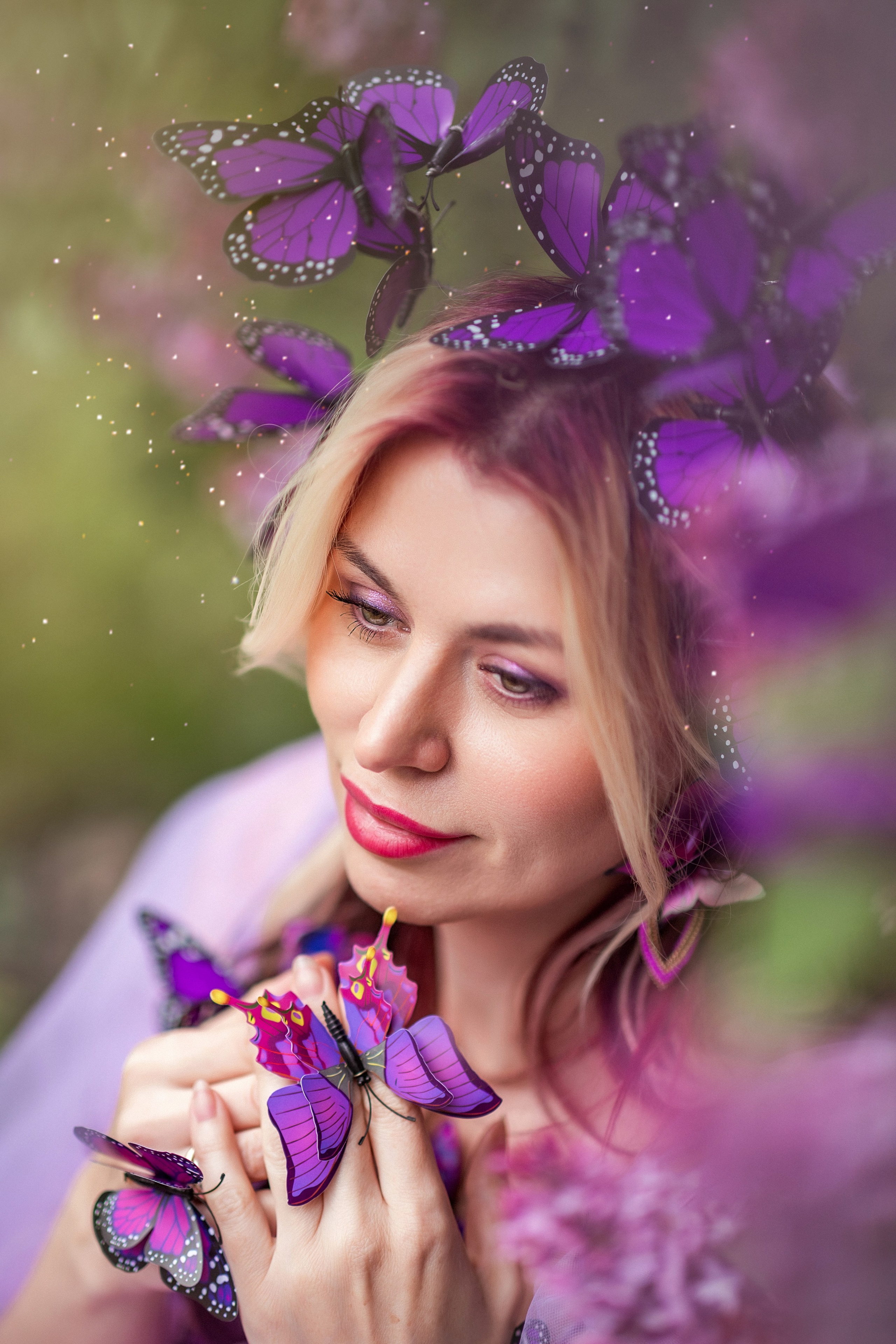 Фотопроект «фиолетовые Бабочки». Фотограф Алина Лебедь