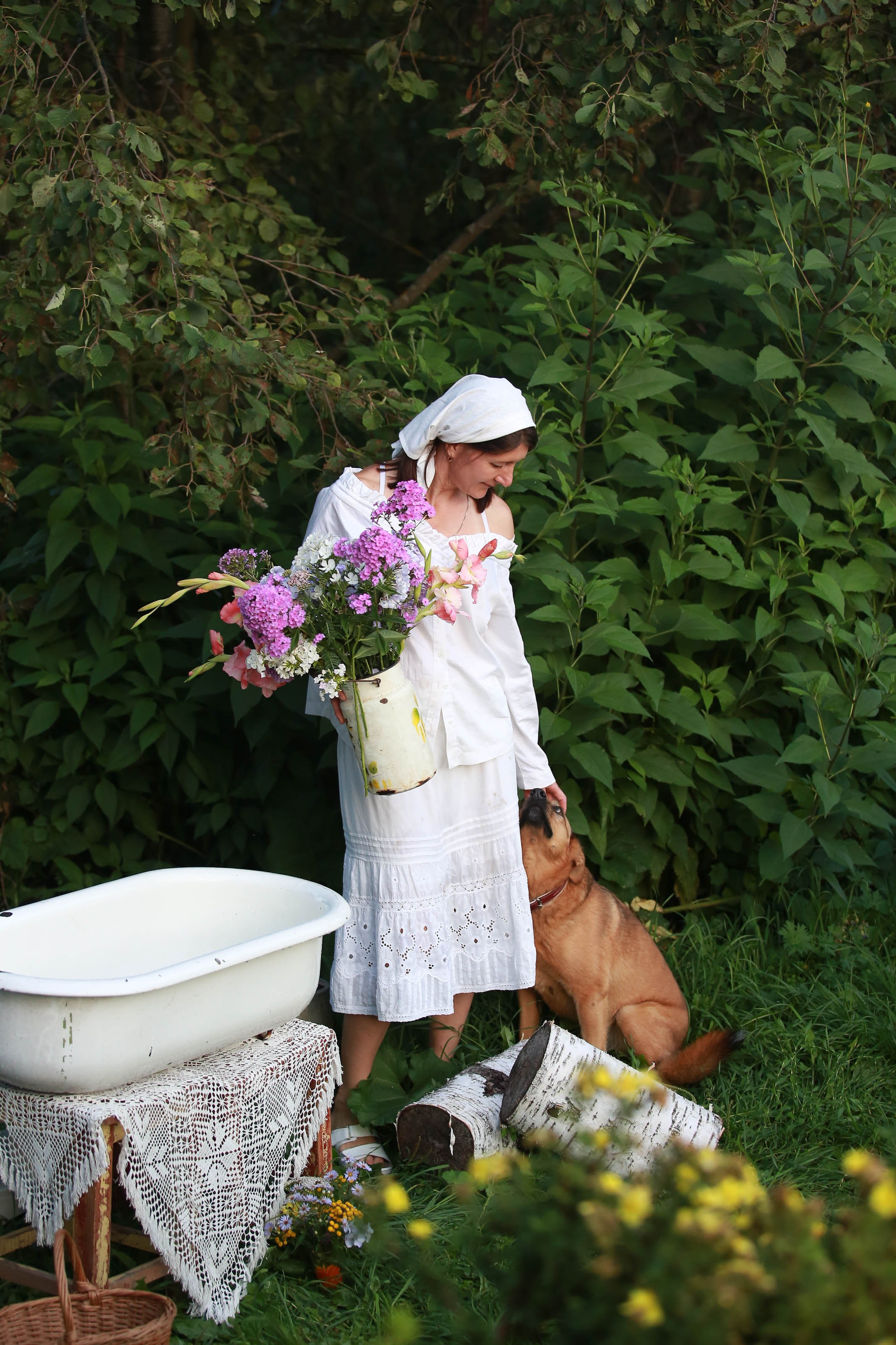 Проект «Ретро стирка на реке». Семейный и детский фотограф в Москве Мария Быкова