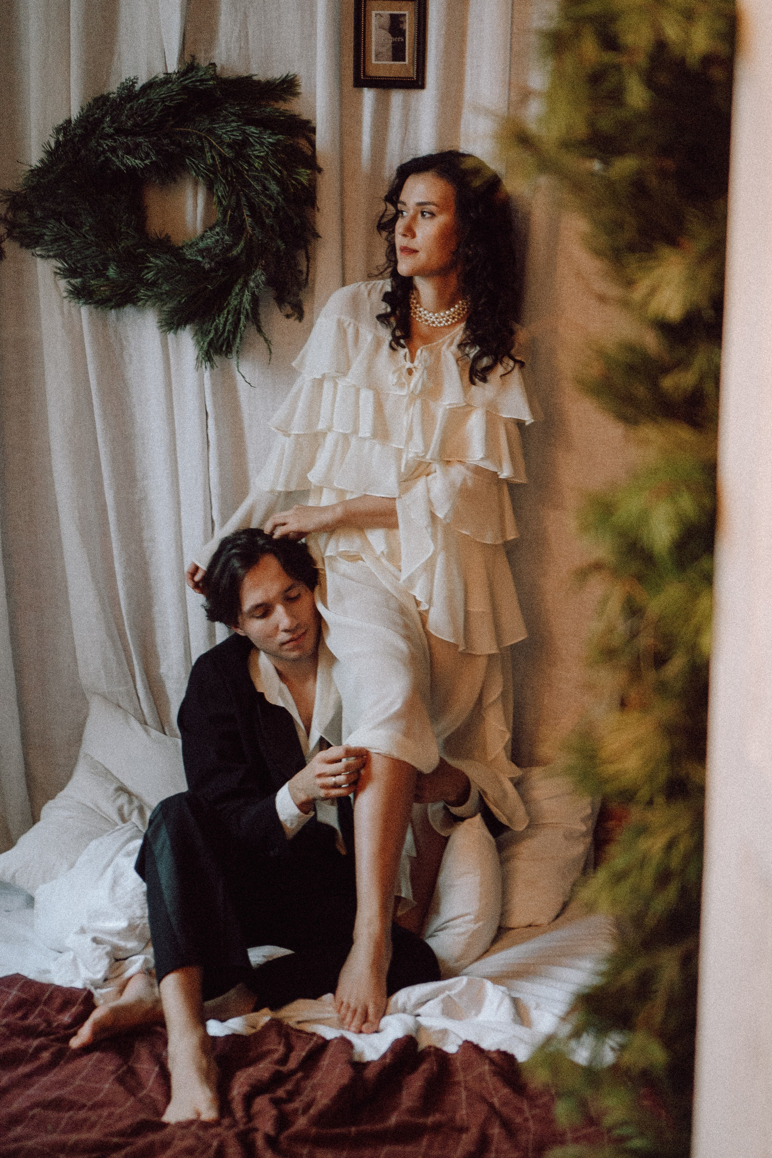 УТРО ЖЕНИХА И НЕВЕСТЫ В ФОТОСТУДИИ И ОСНОВНАЯ ФОТОСЕСИСИЯ ЗИМОЙ. Профессиональный фотограф, Санкт-Петербург — Виктория Богомолова