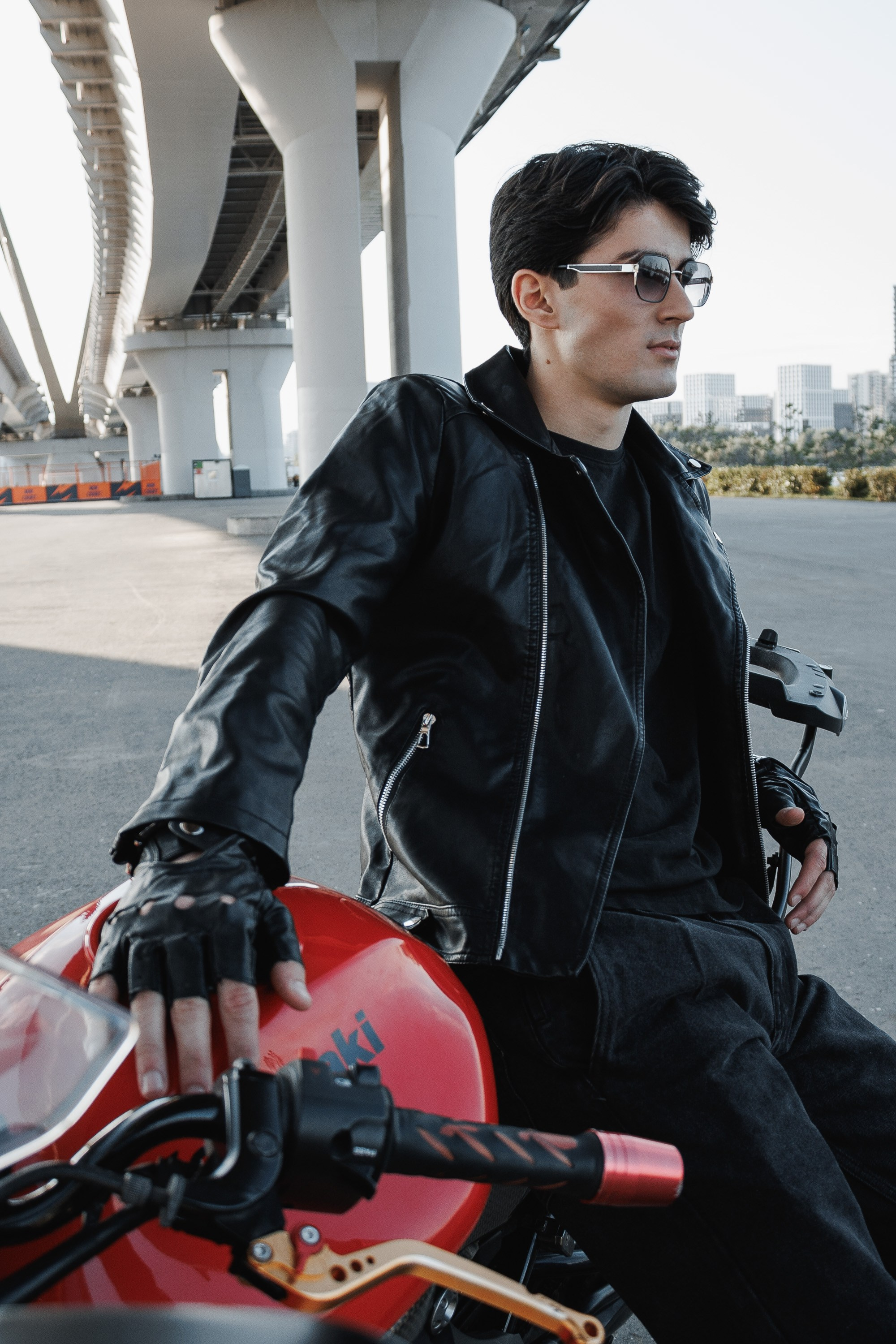 Съемка на мотоцикле. Ксю Галиасфарова — Фотограф Казань