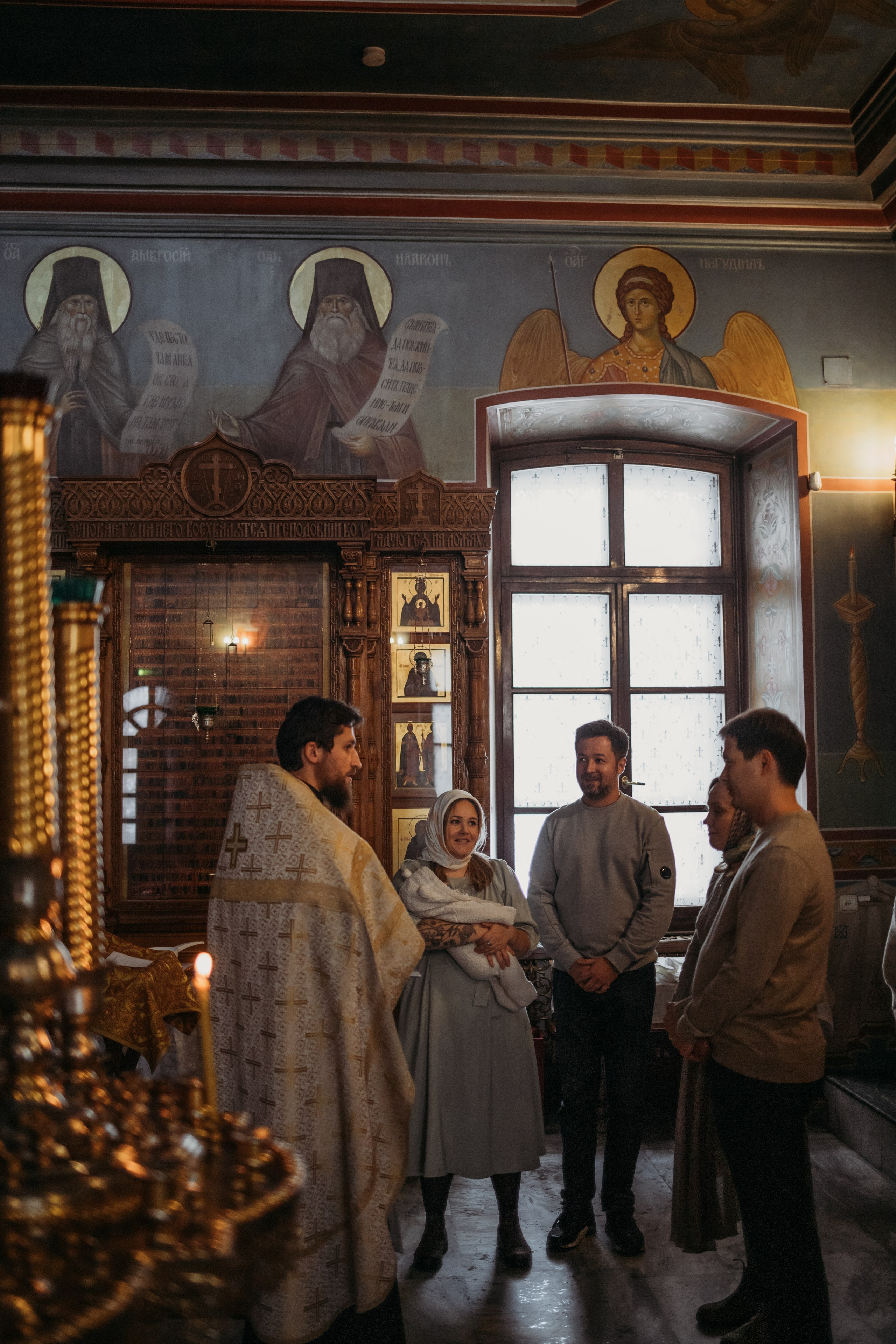 Крещение Тимофея. Семейный и детский фотограф в Москве Александра Нараевская